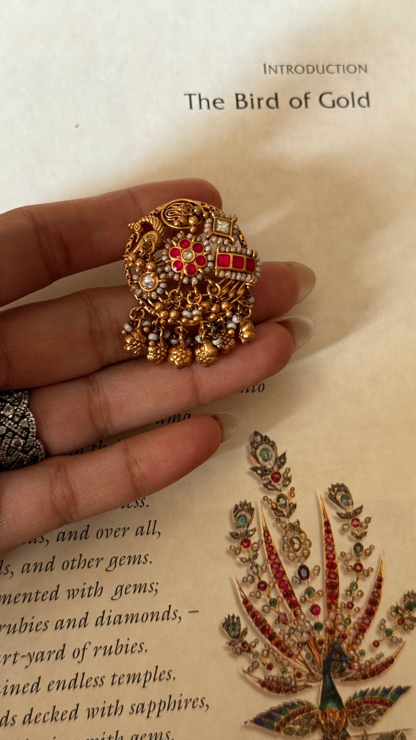 Ruby Rajwada adjustable ring