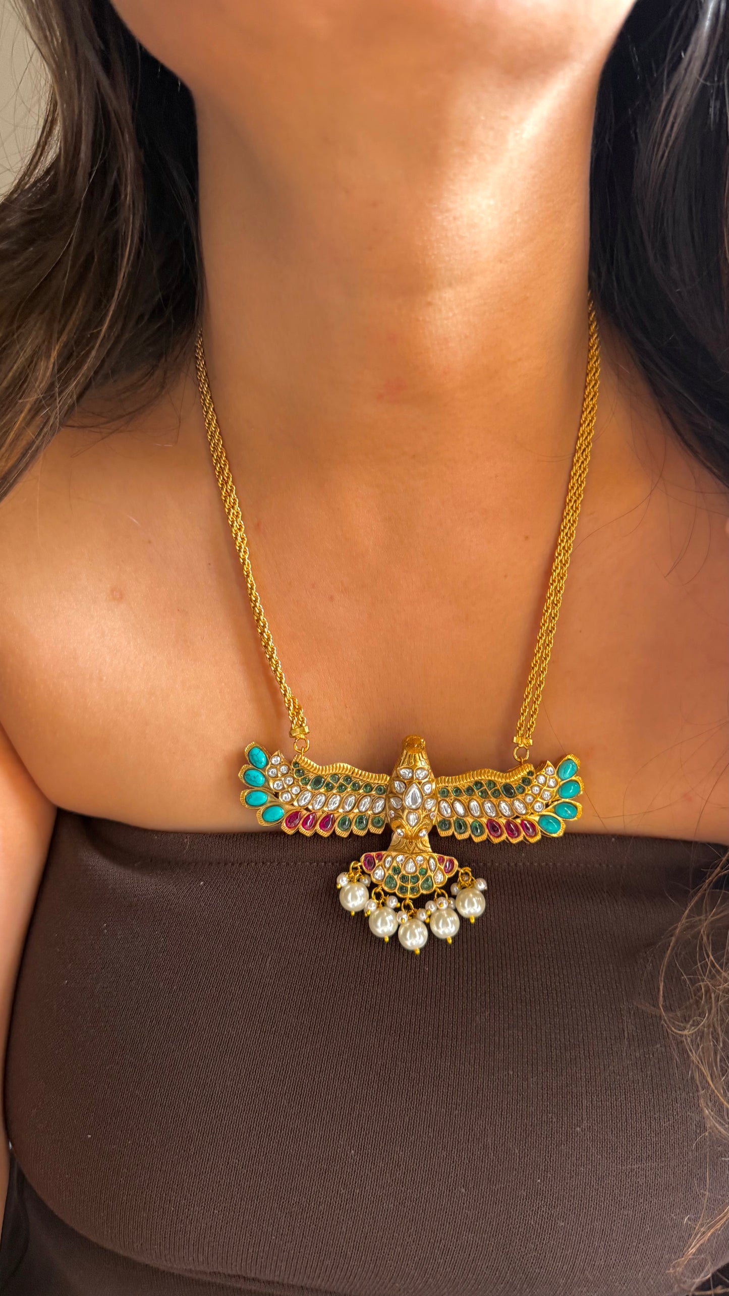 Amrapali inspired pendant necklace