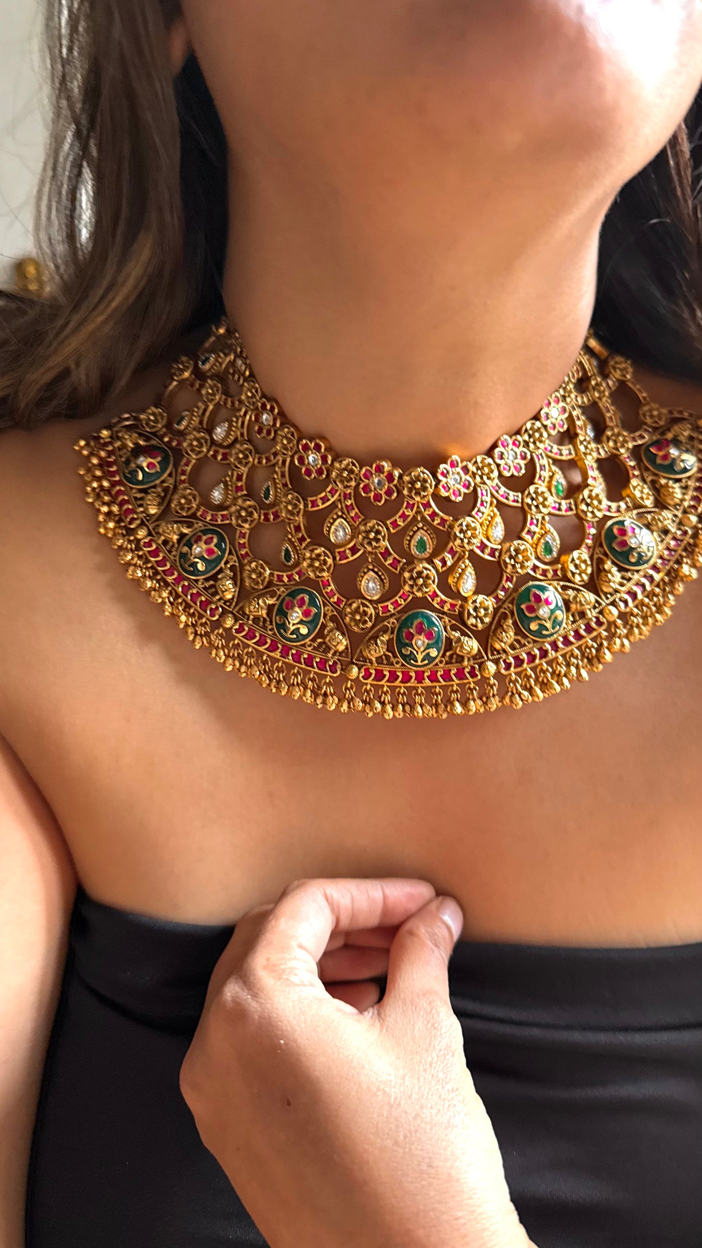 Royal chand parda rajwada necklace
