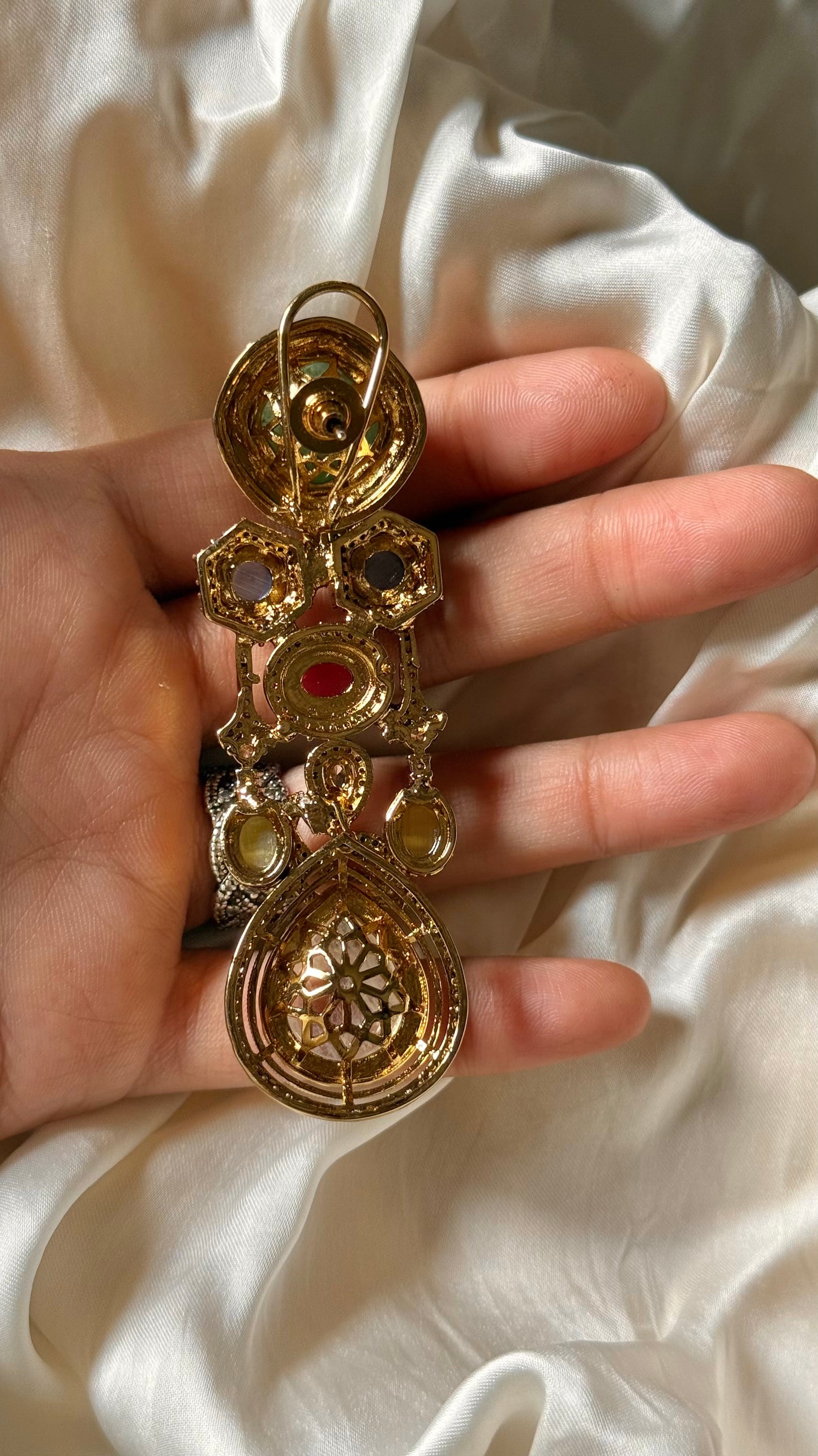 Sabhyasachi inspired
 doublet designer danglers