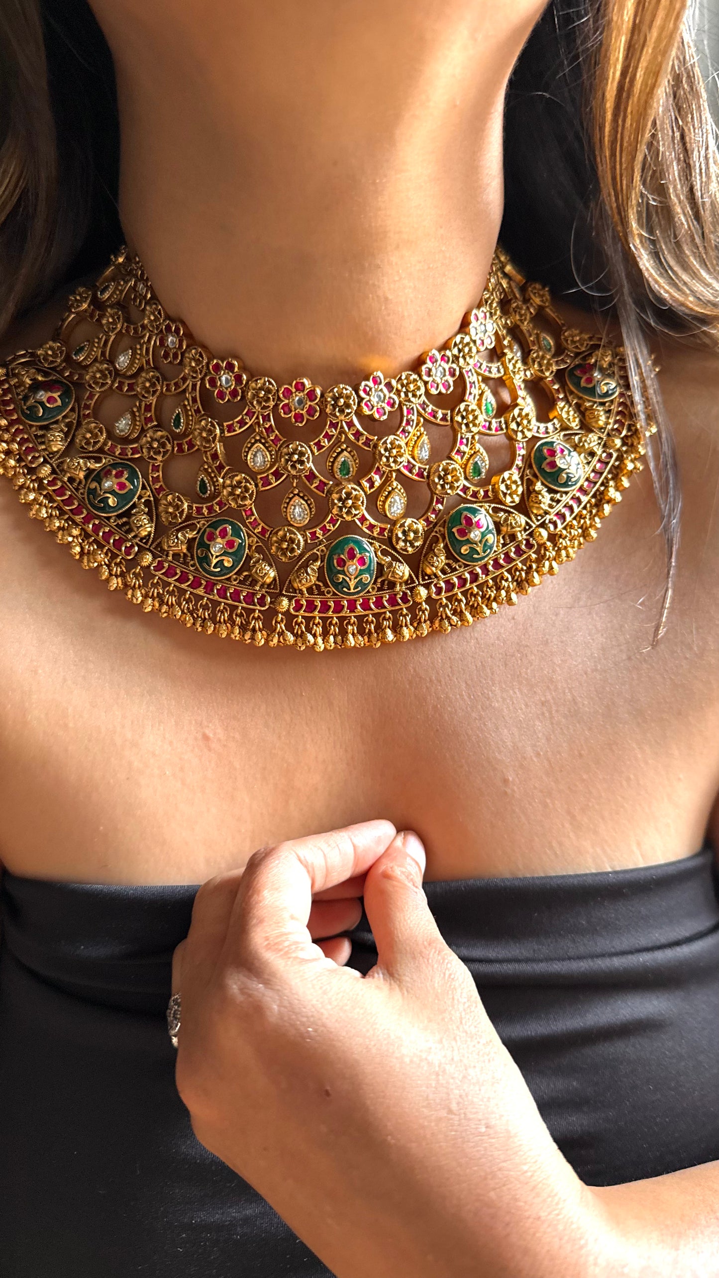Royal chand parda rajwada necklace