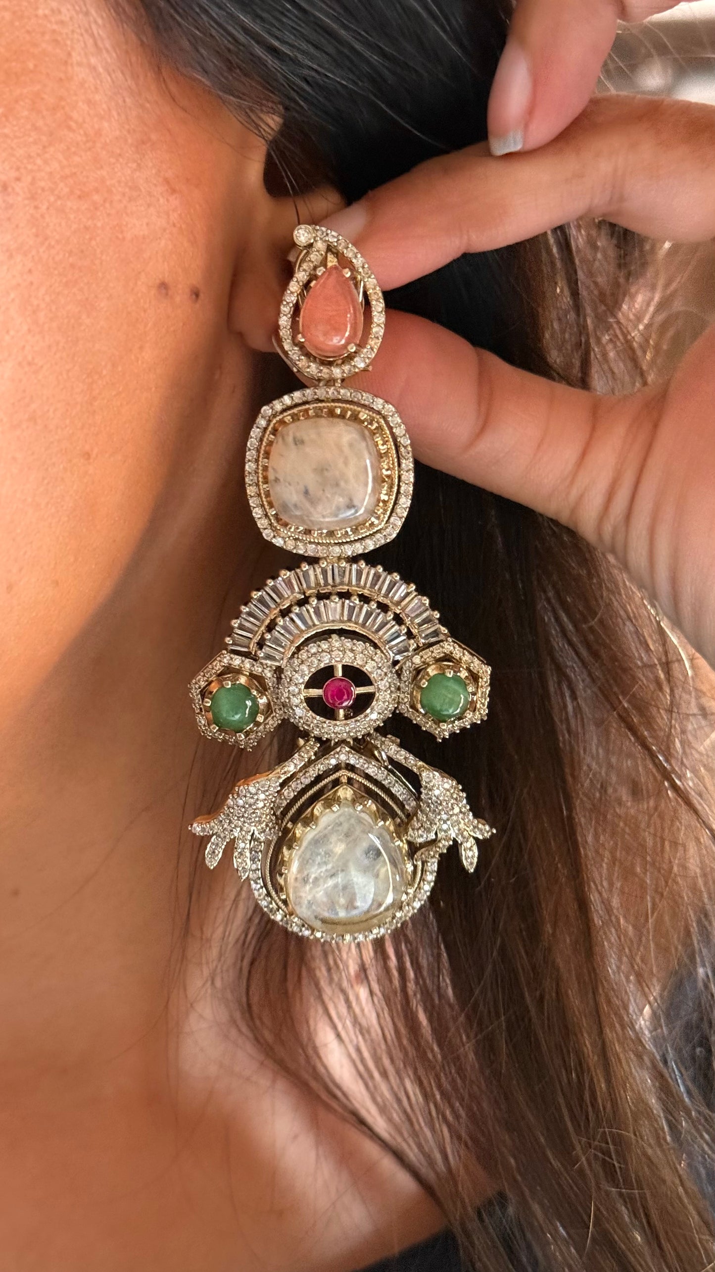 Sabya inspired with designer Earrings