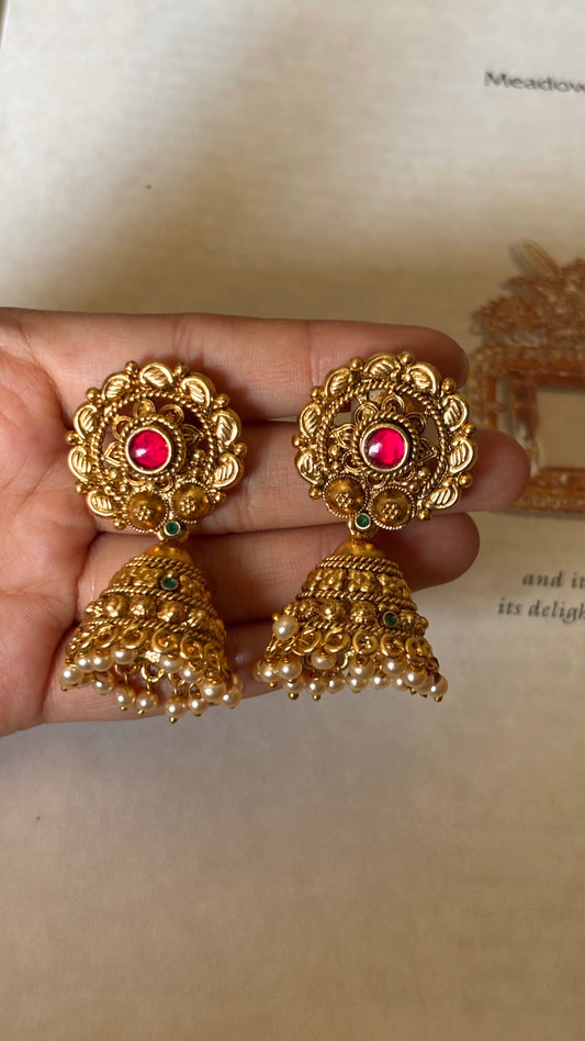 Ruby rajwadi jhumki