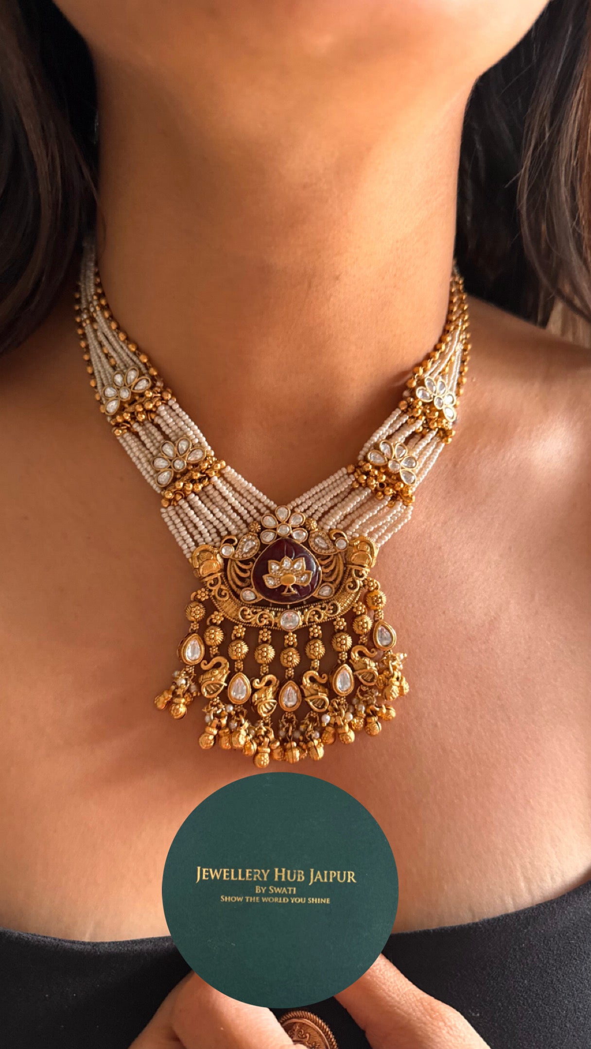 Ruby cheedh dana piroyi heritage necklace