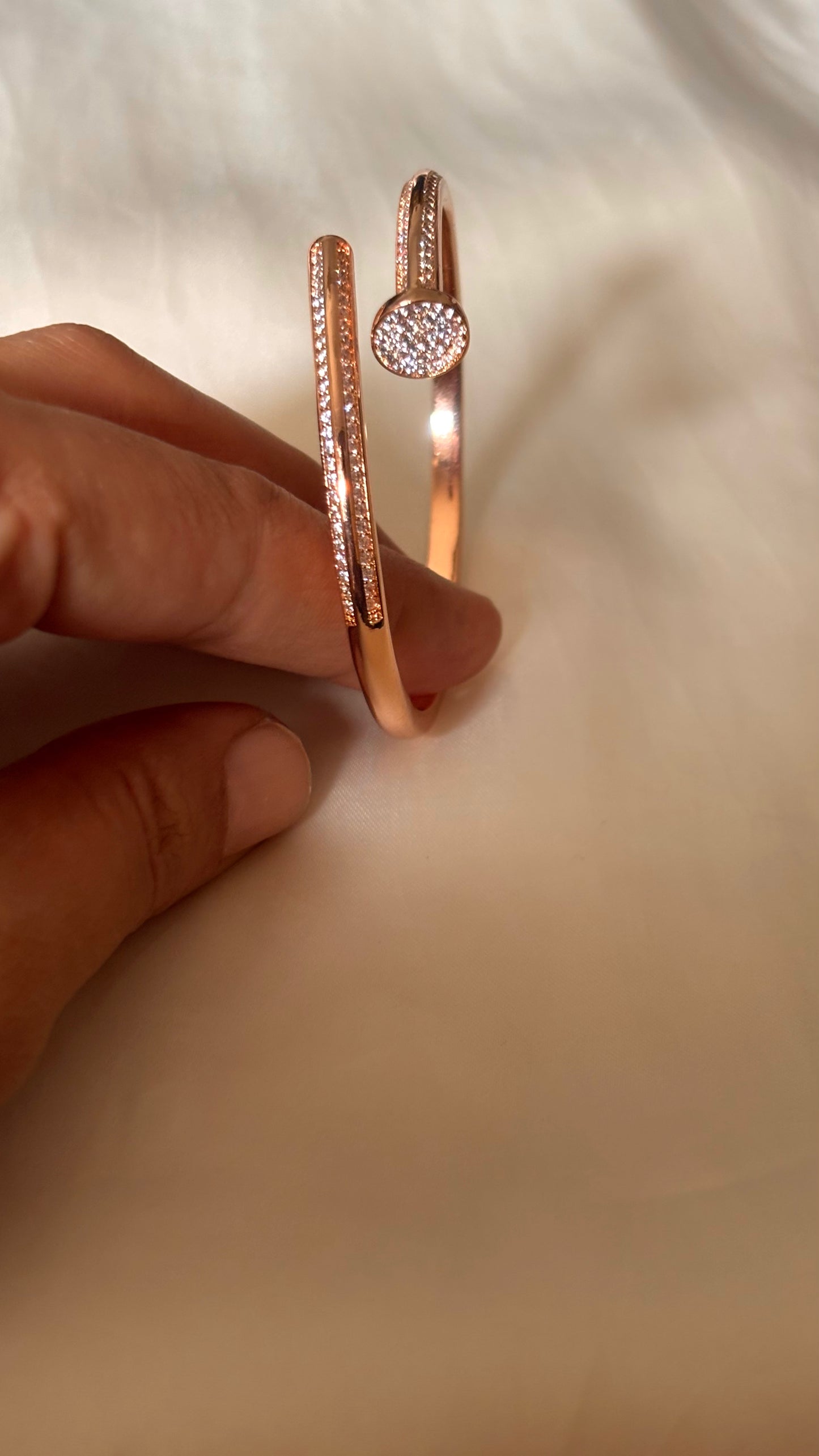 Rose gold bracelet