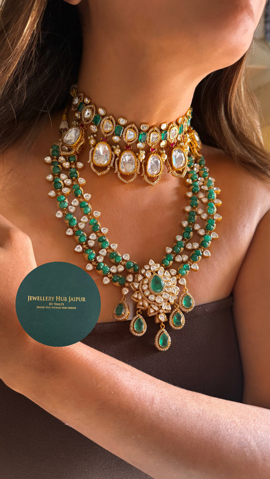 Bridal asia combo (base gold)