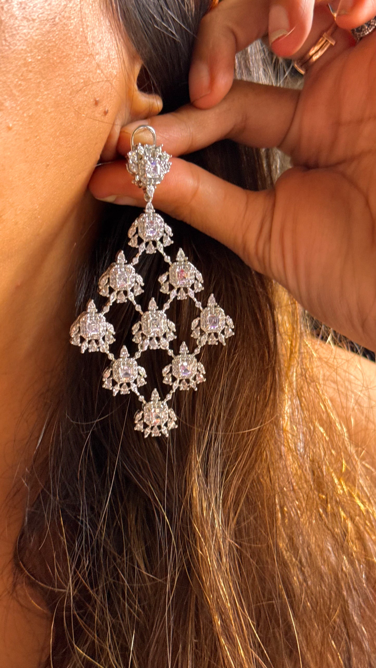 Cz diamond danglers