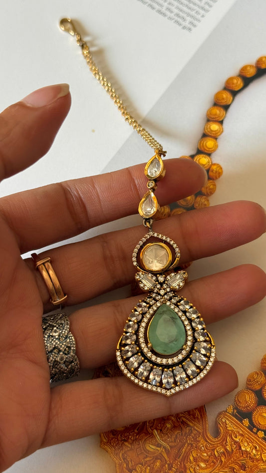 Mangtikka Mint moissanite heritage