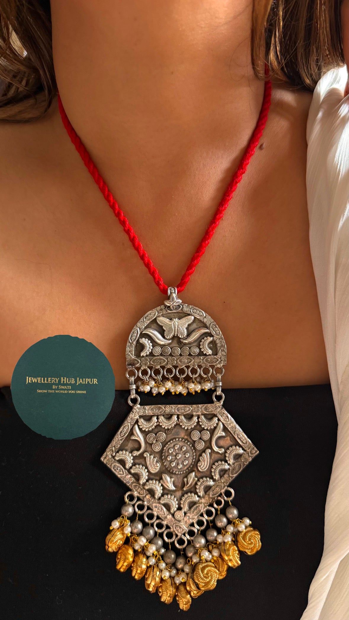 Mohenjodaro Heritage Tribal Pendant Necklace
