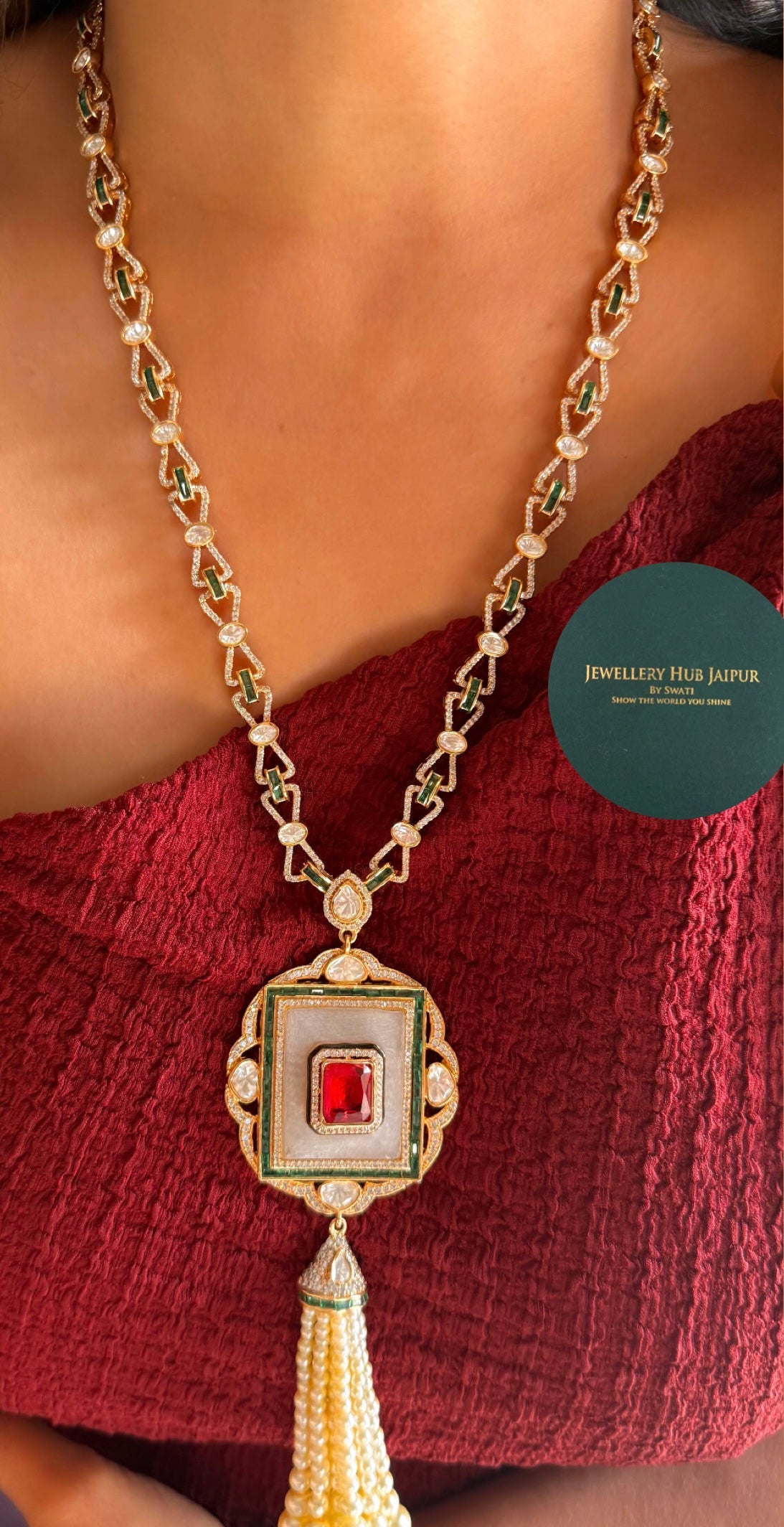 Sabhysachi inspired designer necklace