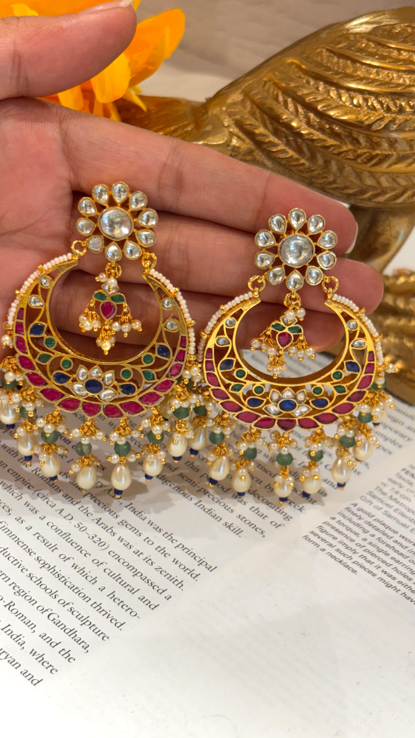 Heritage chaandbaali designer Earrings