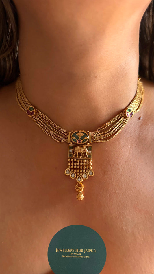Gaj designer minimalist collar Necklace