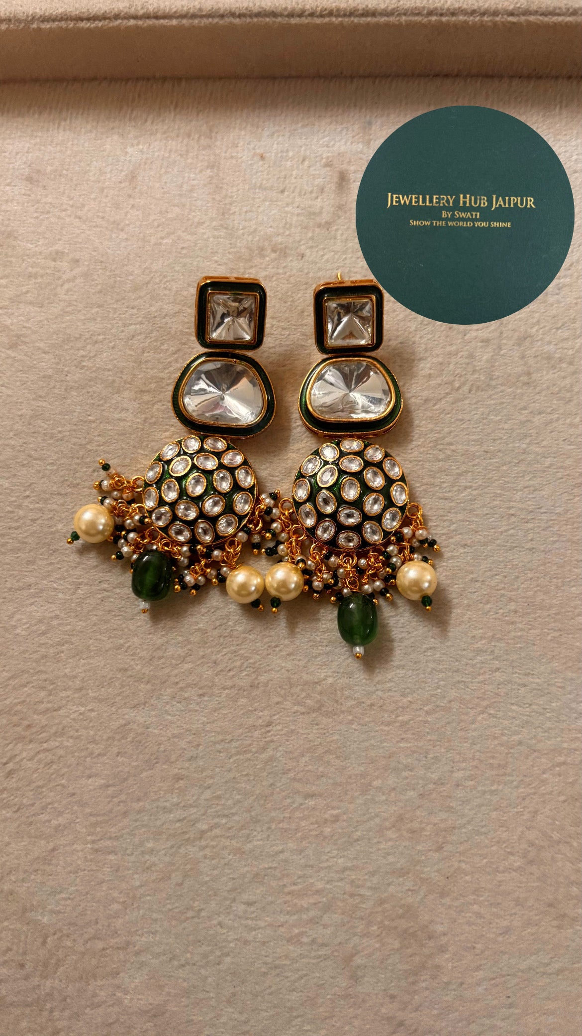 Meenakari heritage necklace set