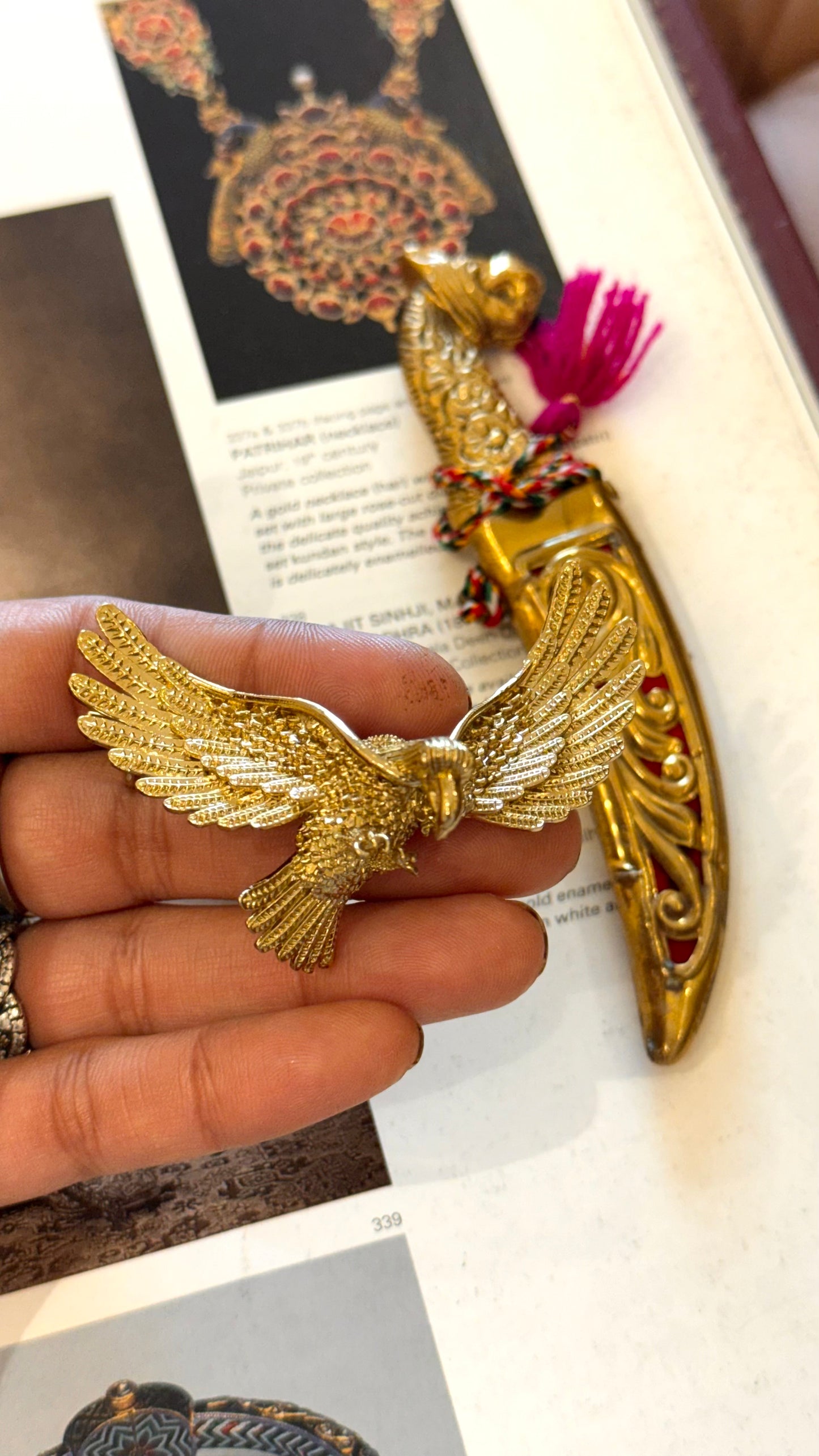 Baaj designer gold Kalgi
