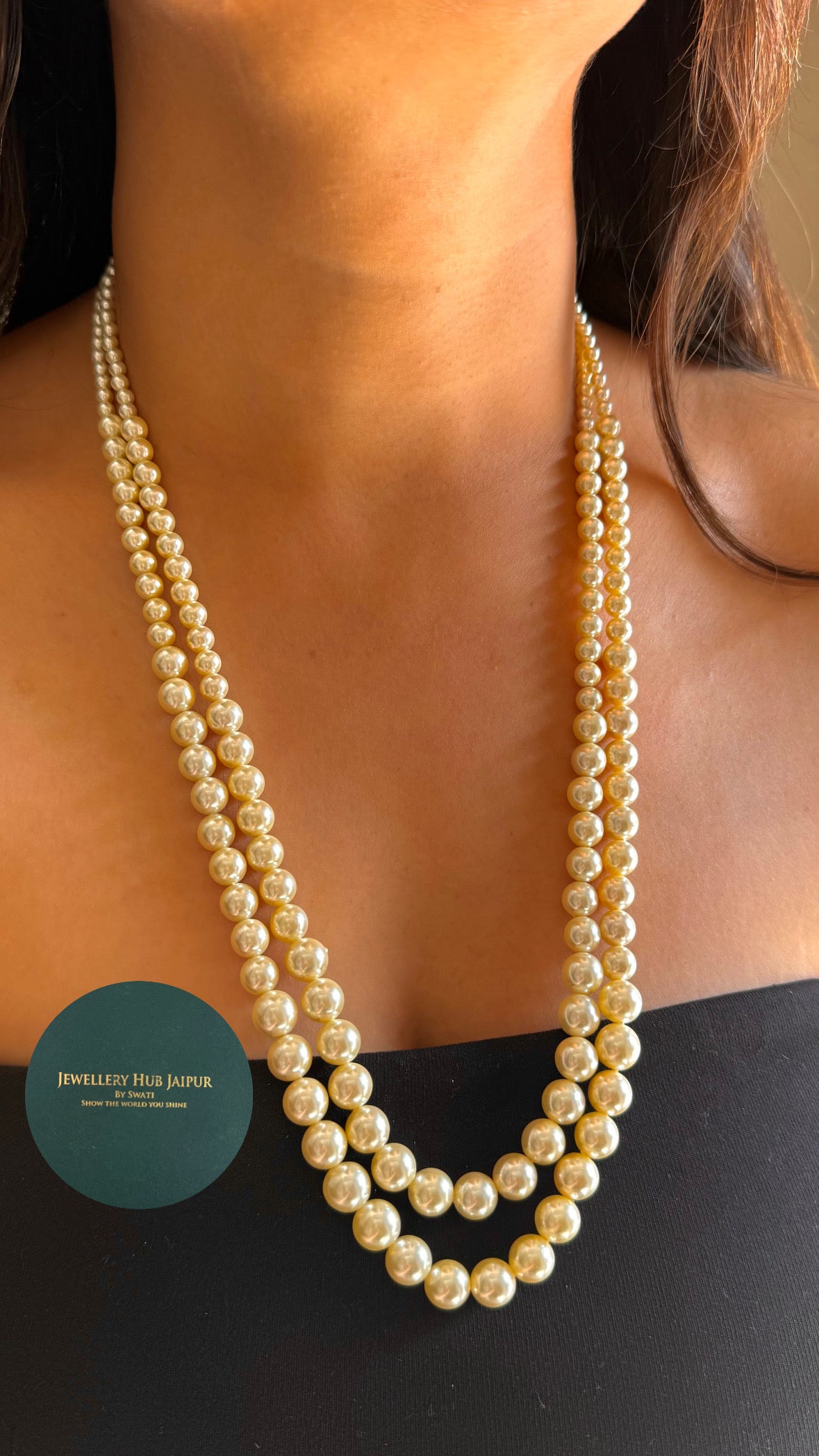 Double line pearl string (10 size pearl)