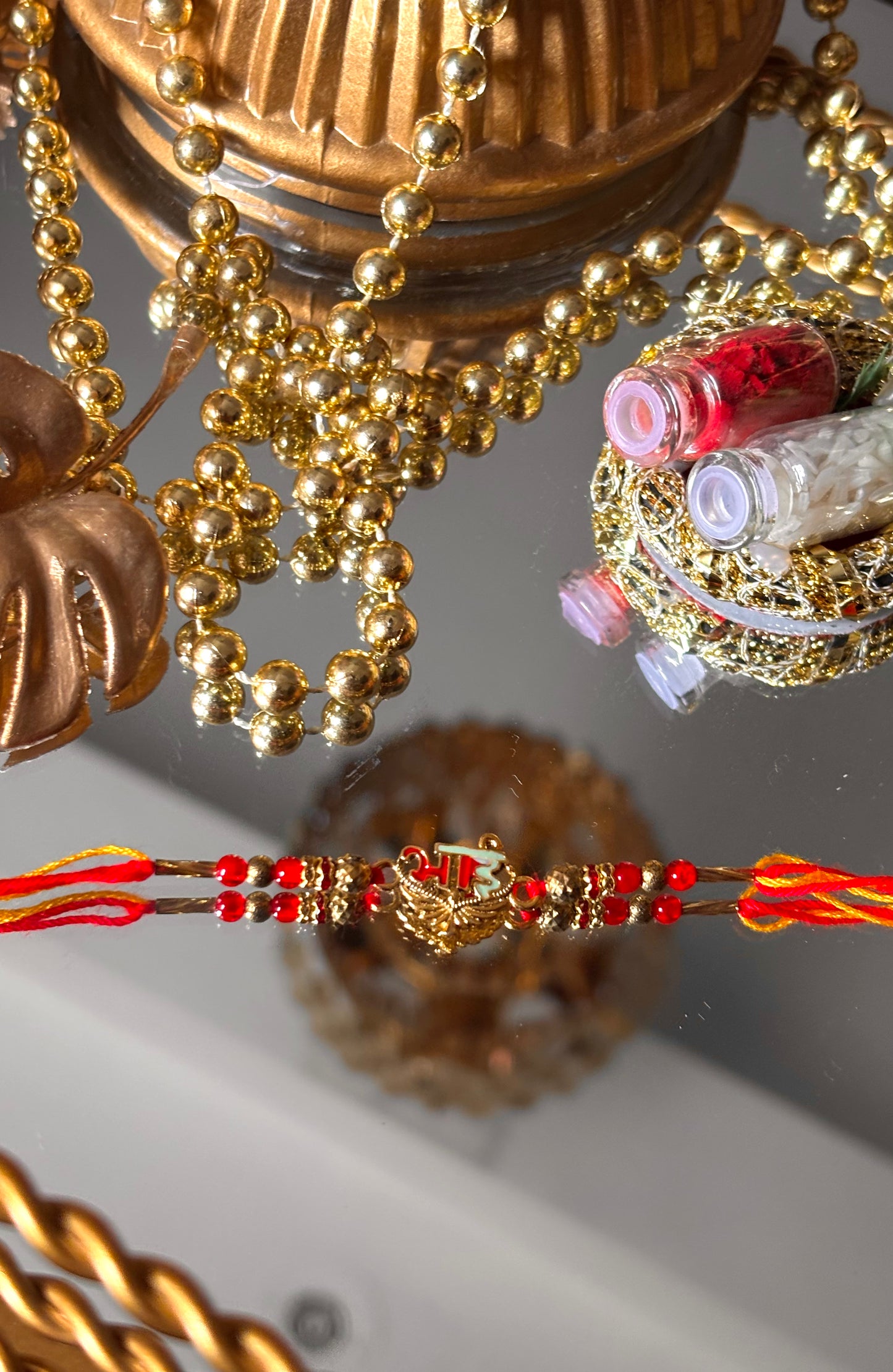 Dhaga with bhai motif ( shipping will be extra )