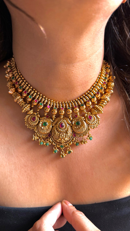 Maharashtrian Combo necklace set