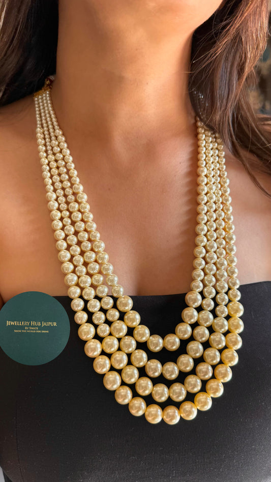 Four line pearl string (12 size pearl)