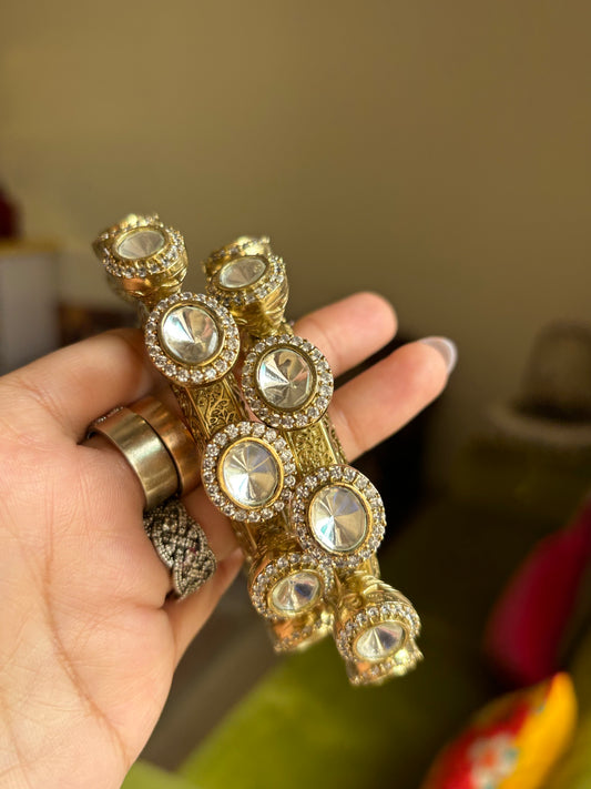 Uncut Polki bangles