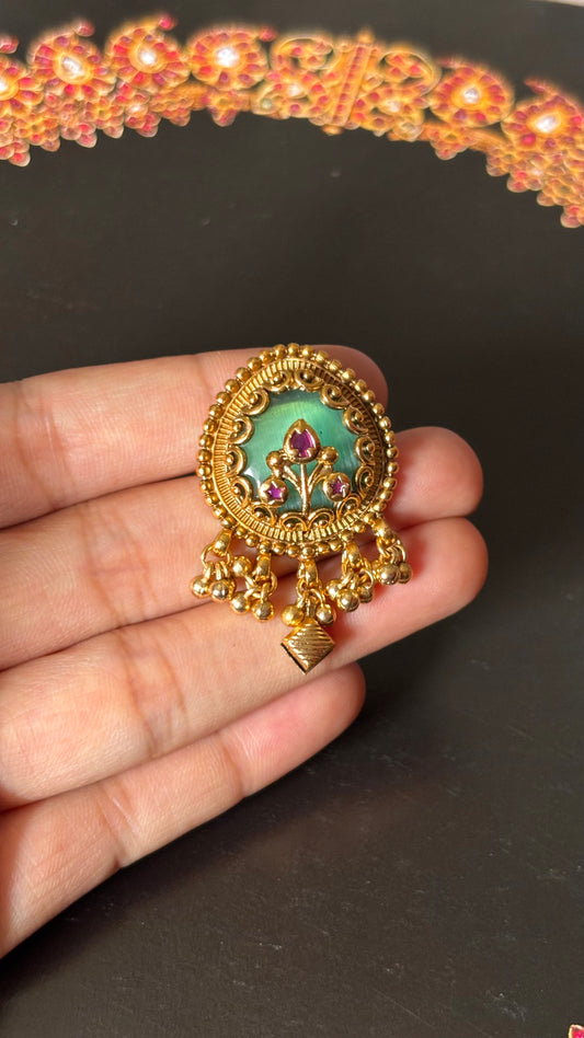 Inlay nakashi rajwada ring