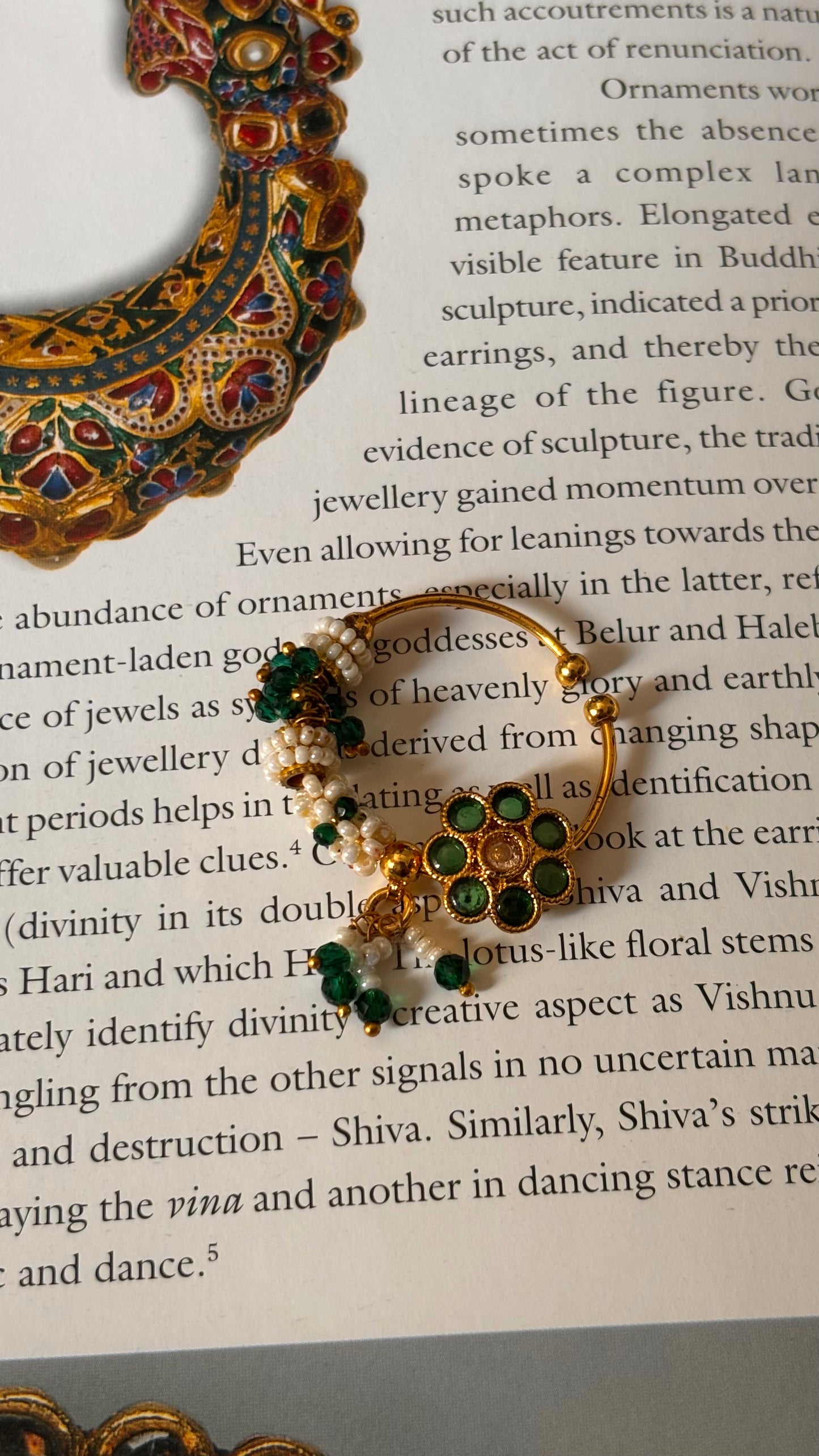 Emerald floral nakashee Nath