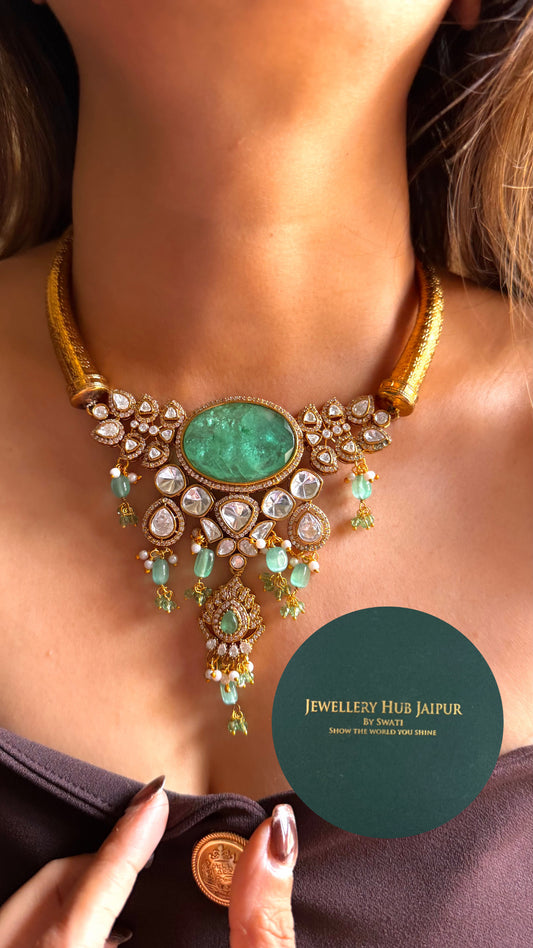 Mint doublet moissanite Hasli
