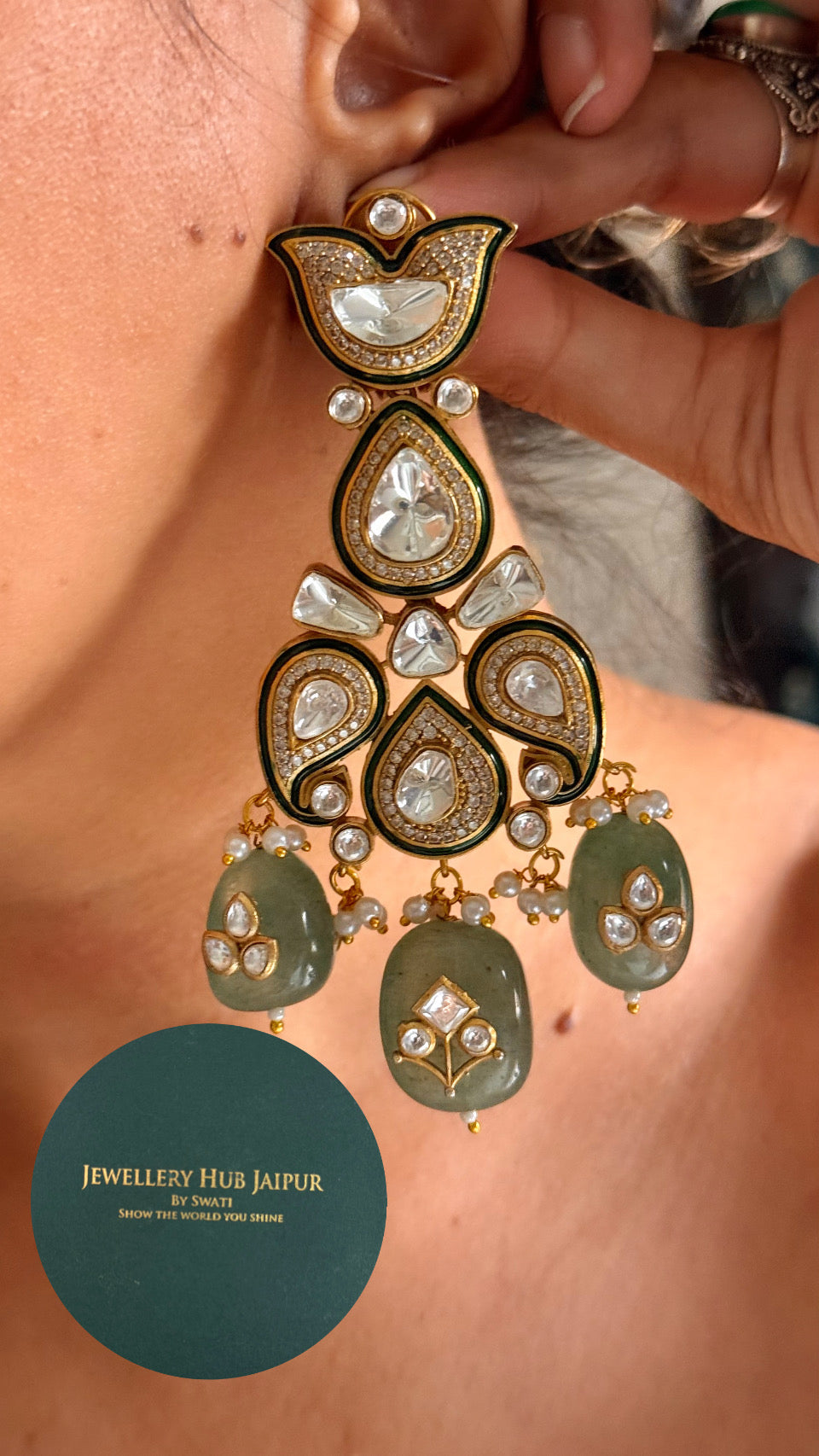 Heritage meenakari designer bridal choker