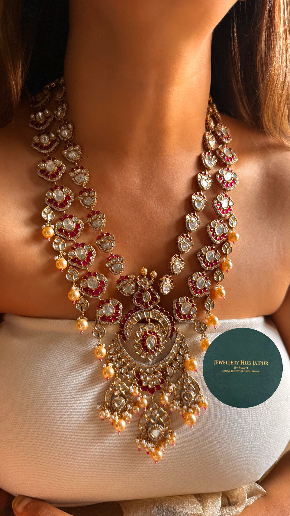 Heritage ruby Maharani haar