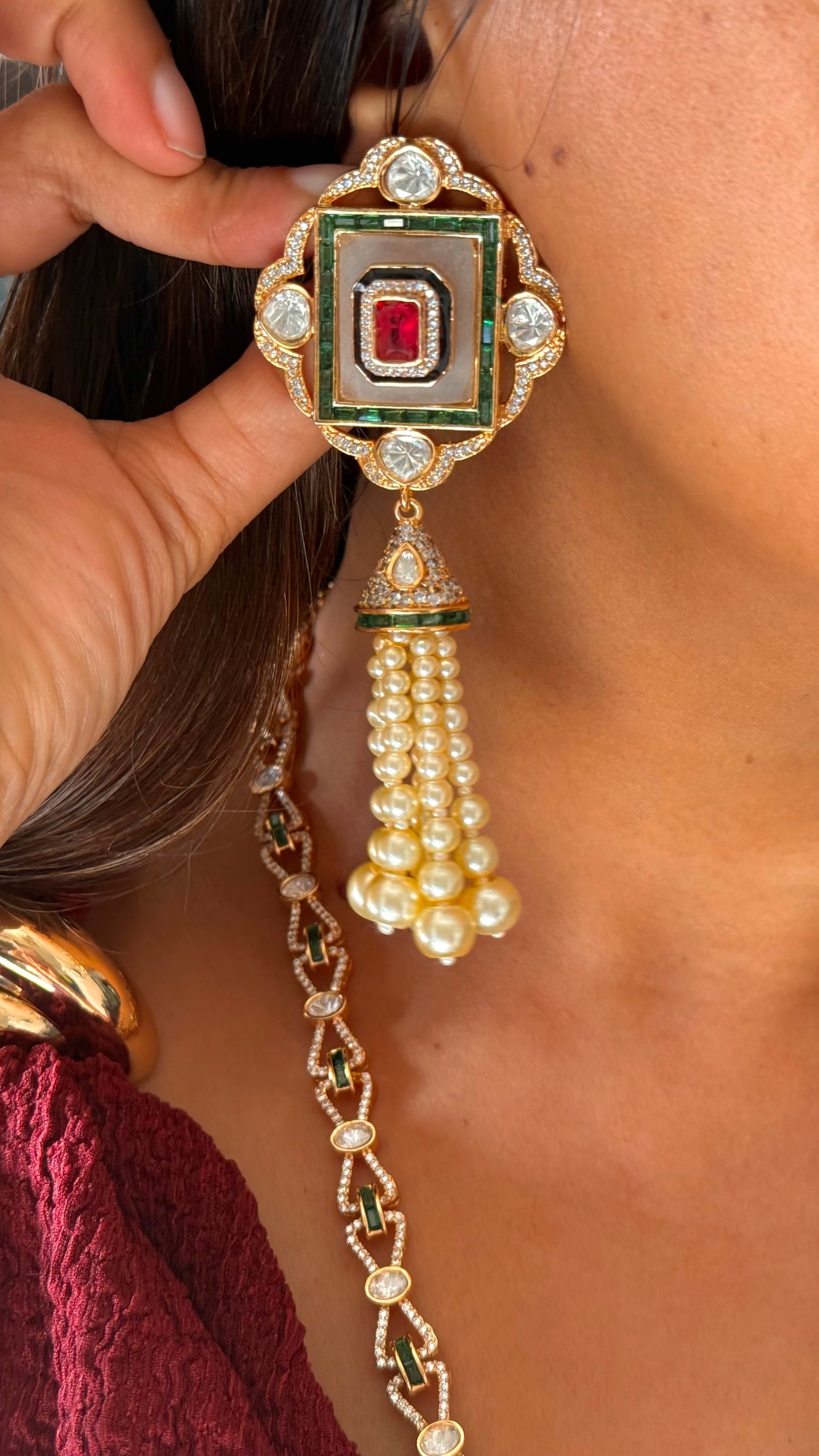 Sabhysachi inspired designer necklace