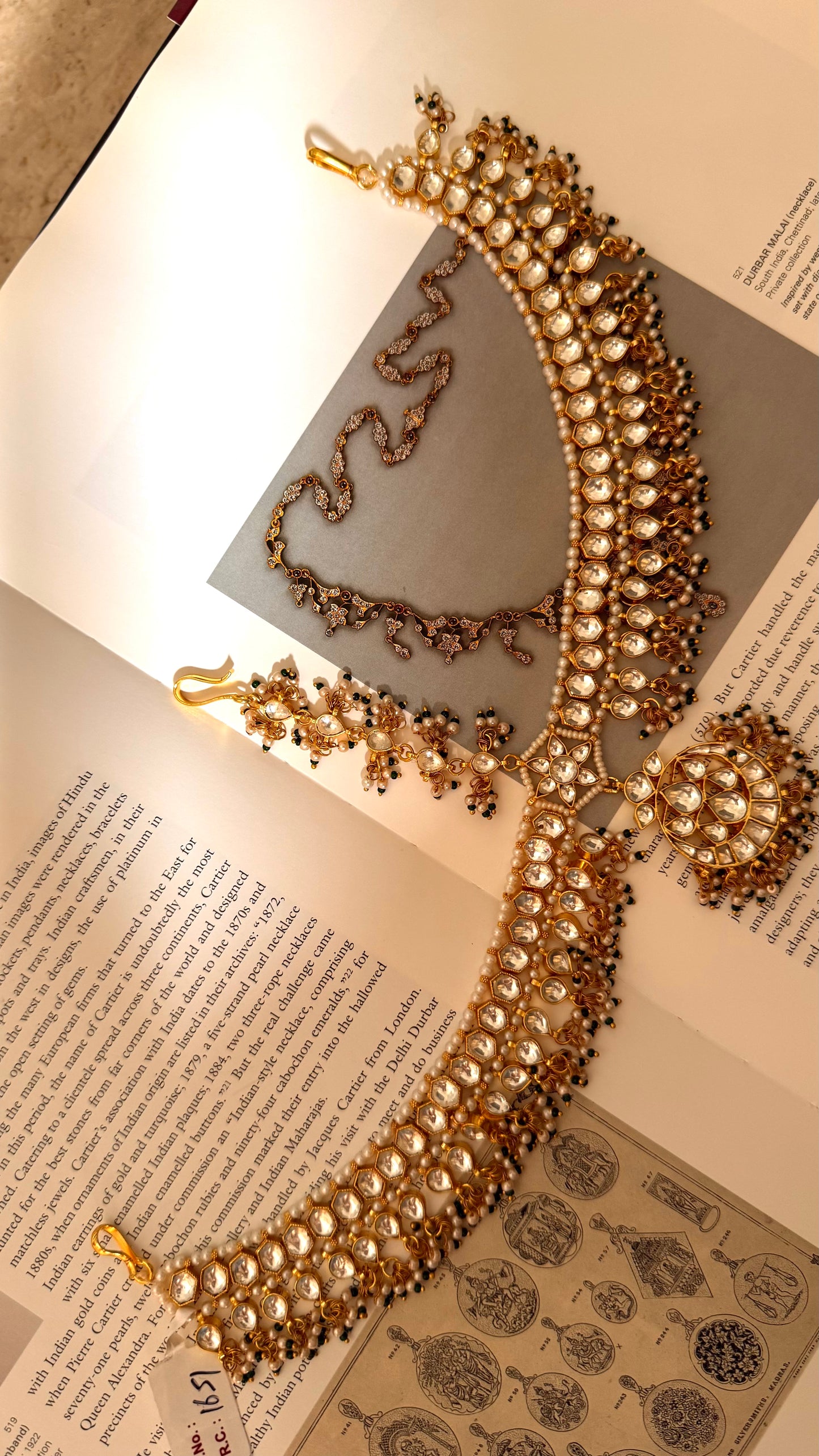 Paachi Kundan heritage sheeshpatti