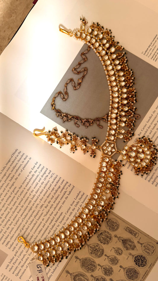 Paachi Kundan heritage sheeshpatti