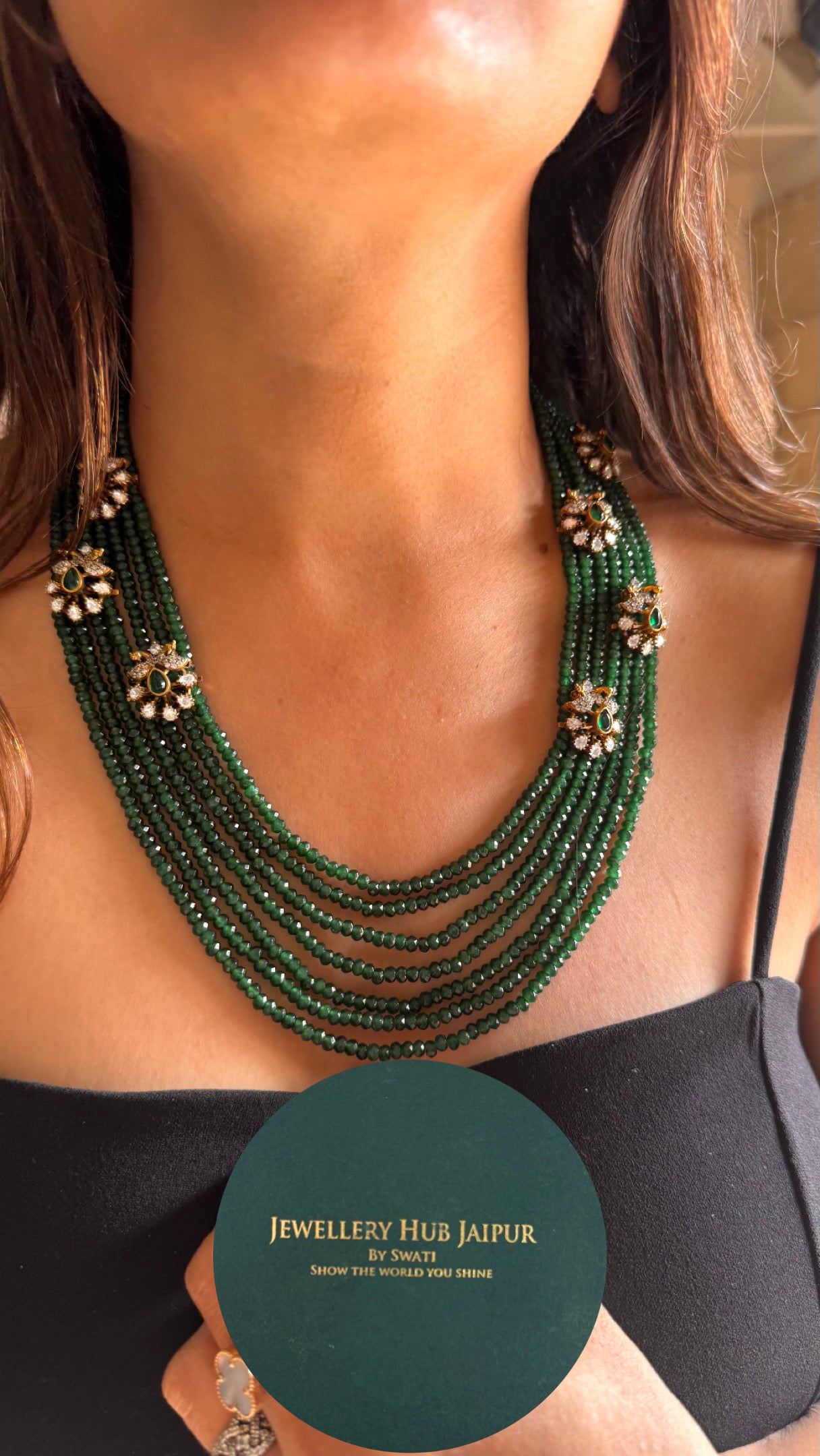 Emerald Victorian 5 layer string