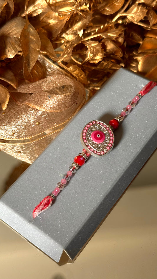 Evil eye fidget spinner, Rakhi ( shipping will be extra )