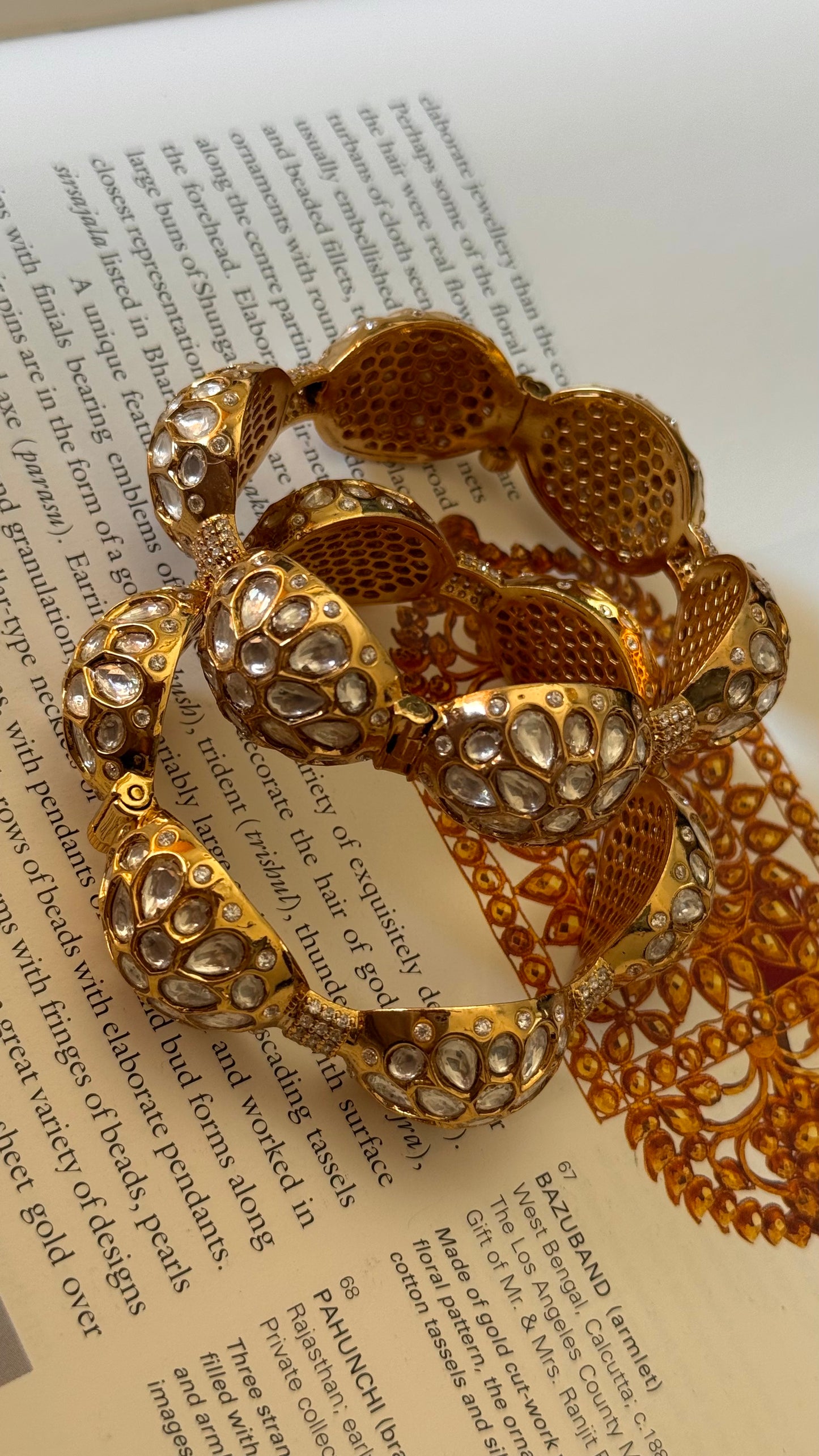 Real polki Victorian bangdi