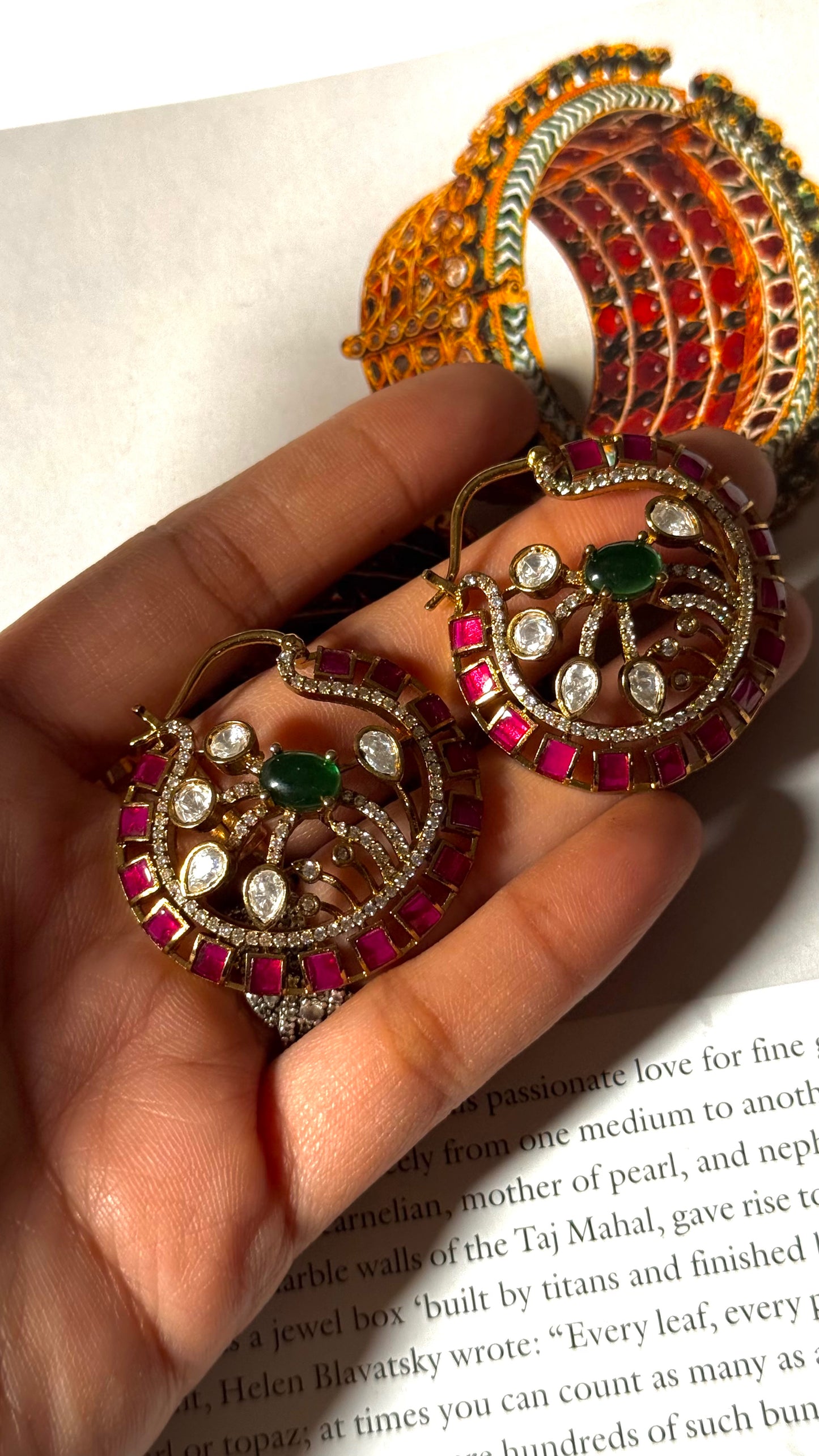 Rani pink & emerald victorian Bali