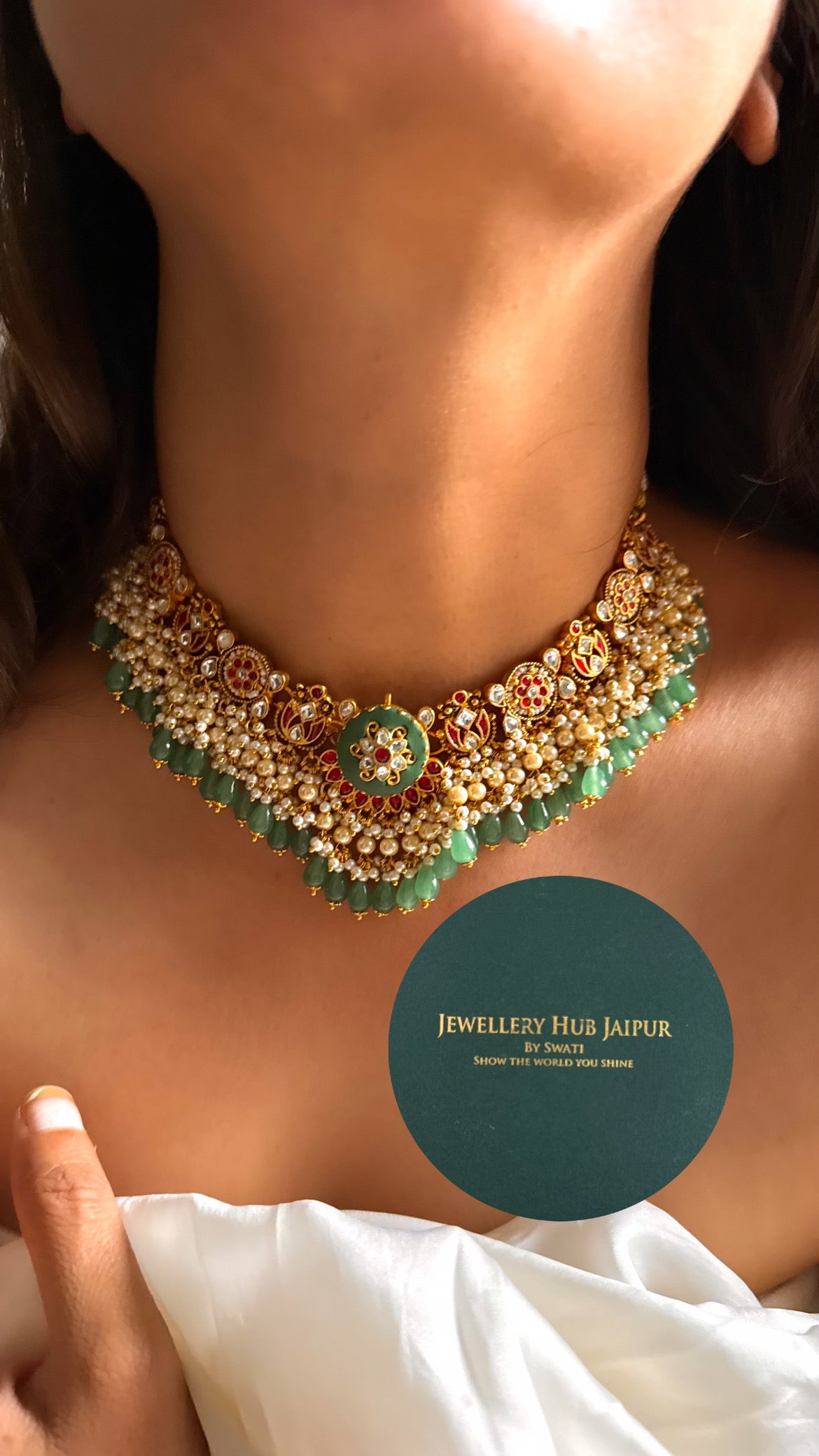 Handmade heritage Kalash necklace