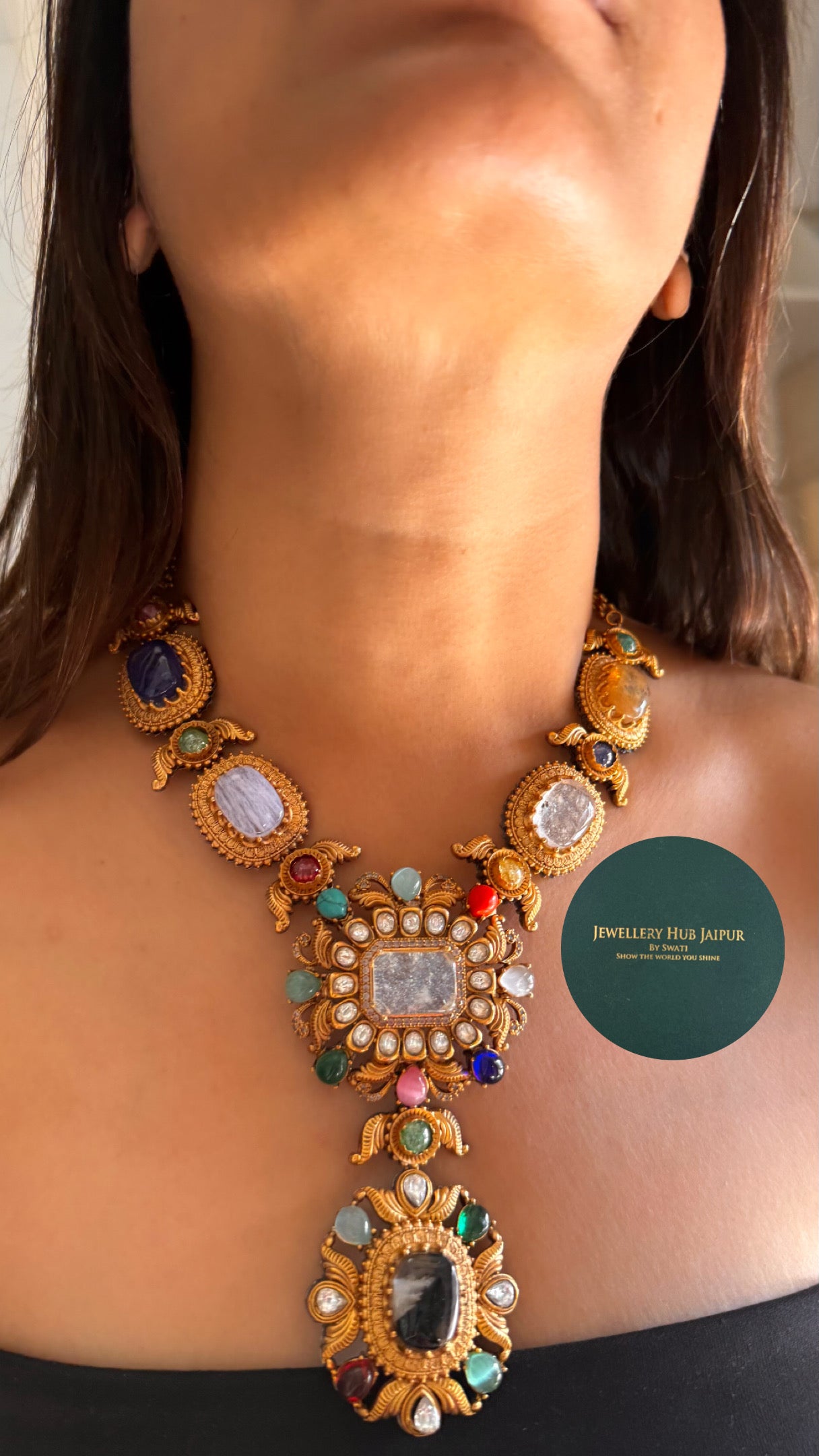 Amrapali inspired vintage necklace set