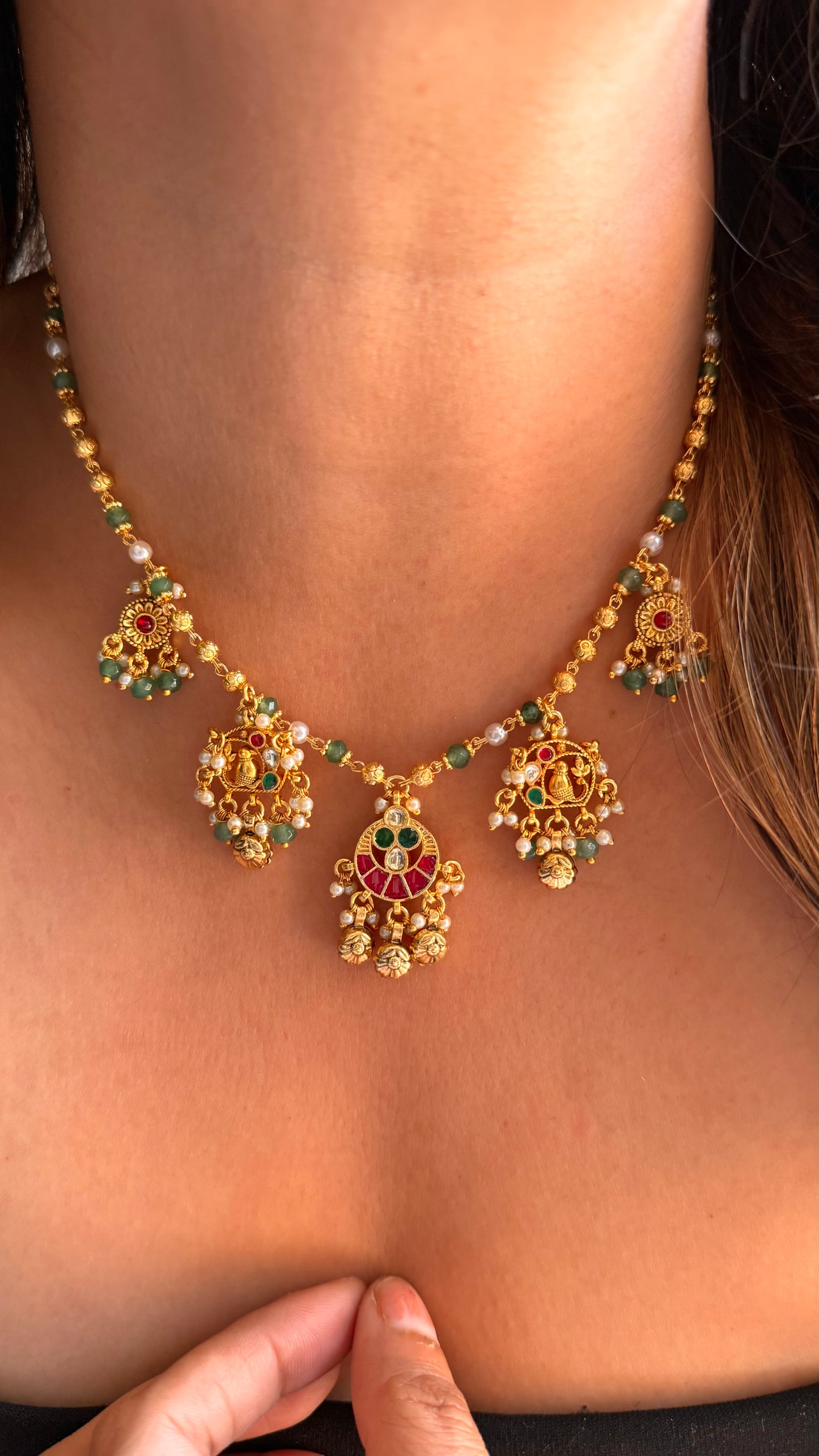 Heritage minimalist matarmala Pachi necklace