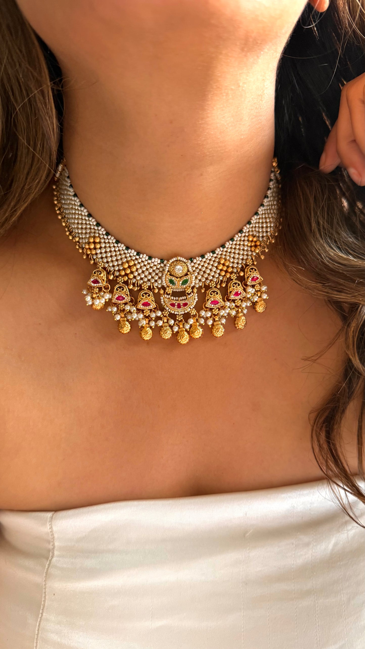 Basra Pearl Paachi necklace