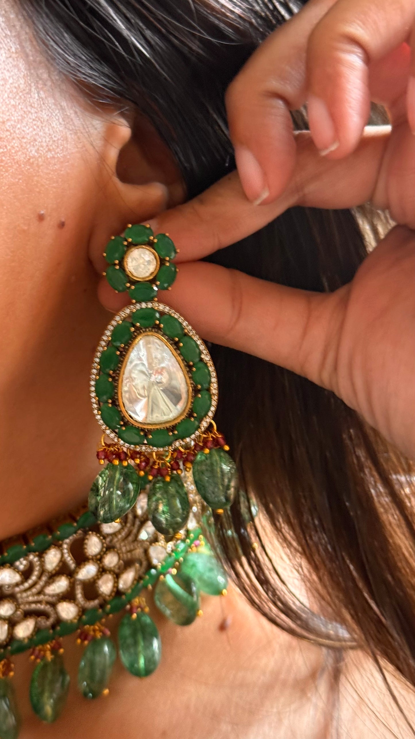 Panna polki choker