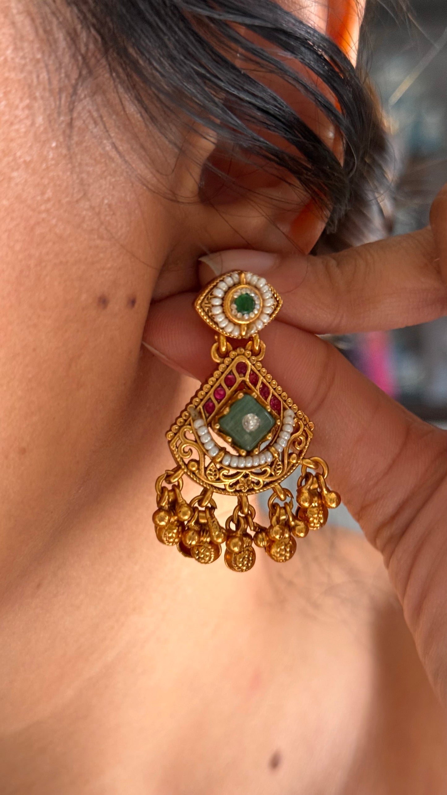 Minimalist rajwada necklace