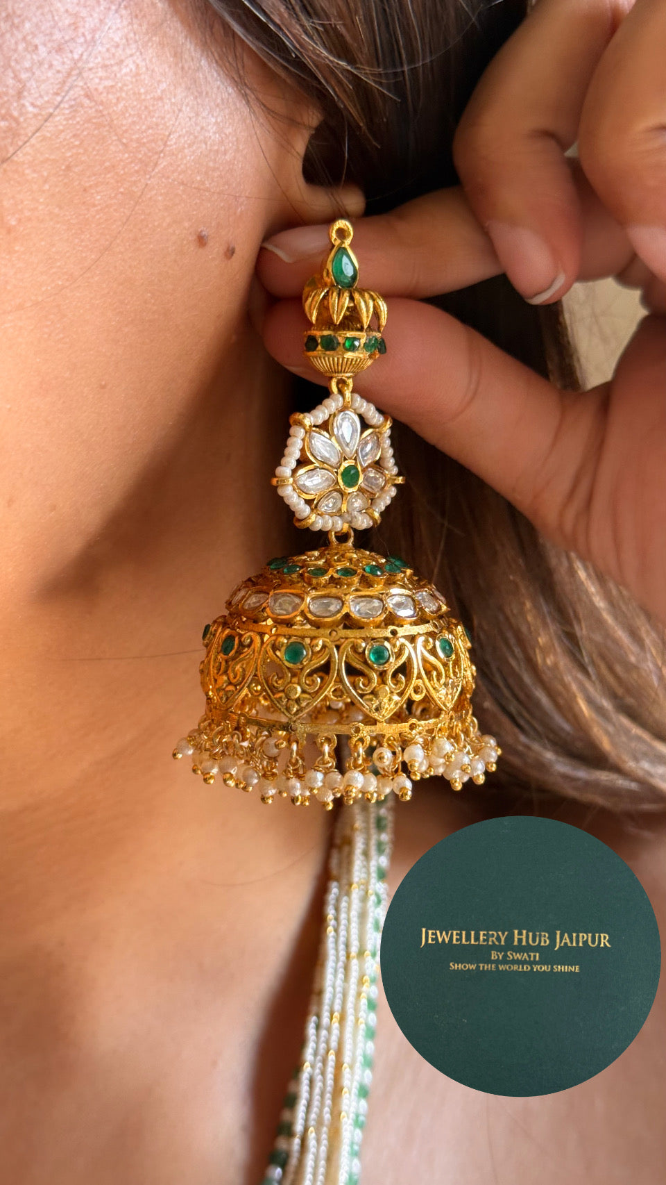 Heritage real Moissanite rani haar