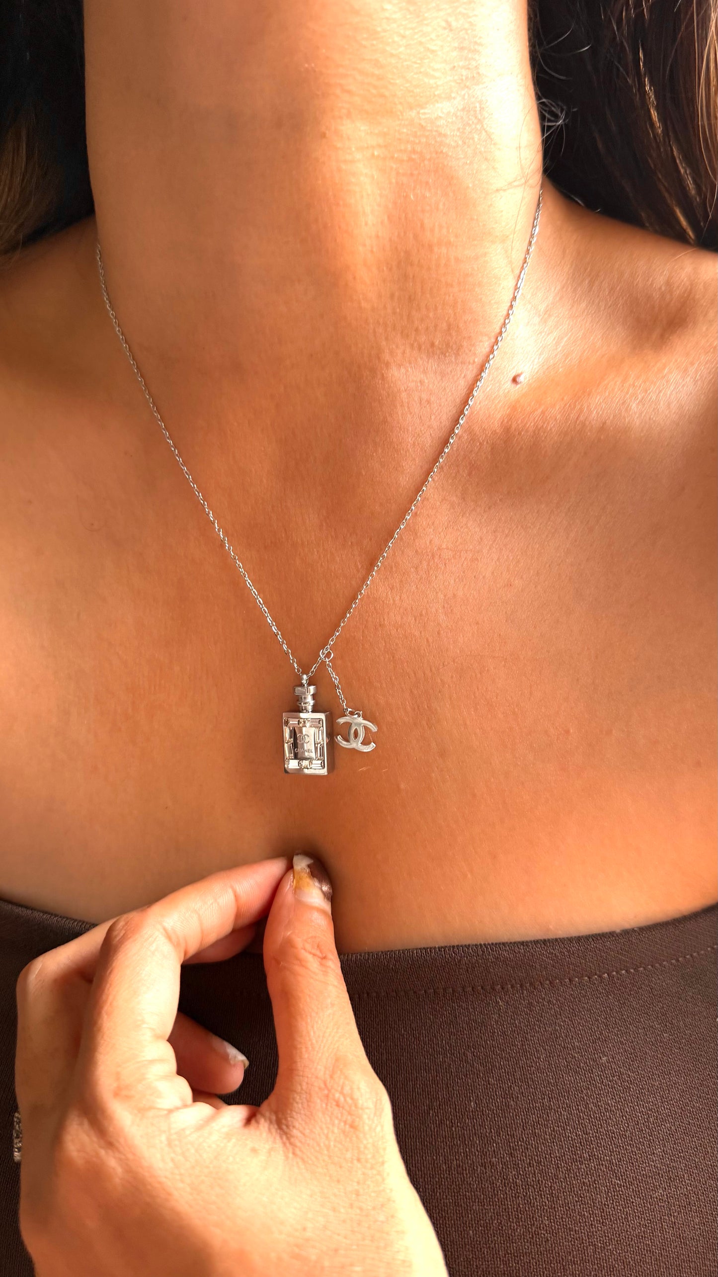 Inspired by channel necklace