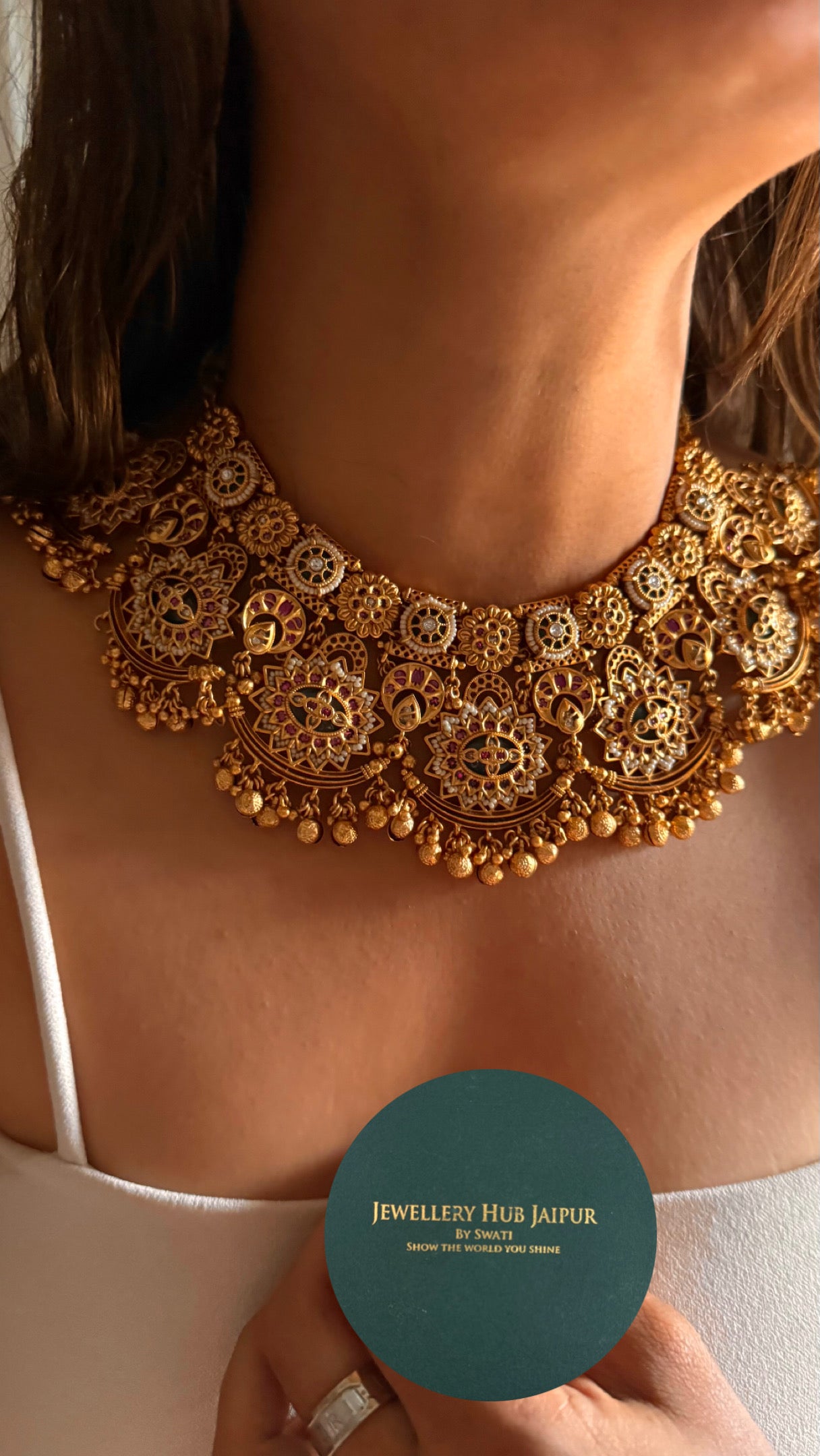 Heritage nakashi gold rajwada bridal Necklace