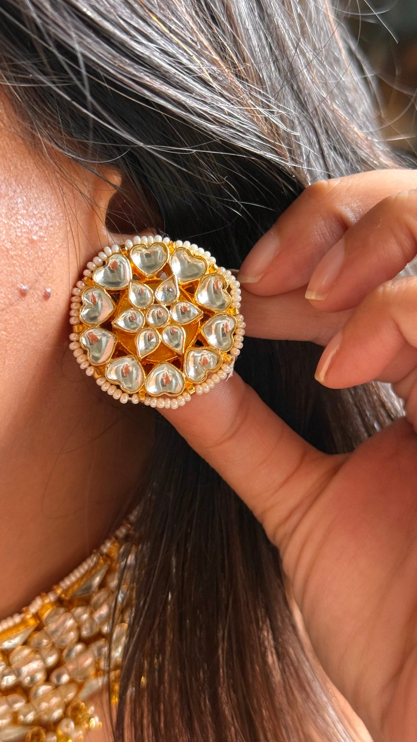 Paachi Kundan choker necklace