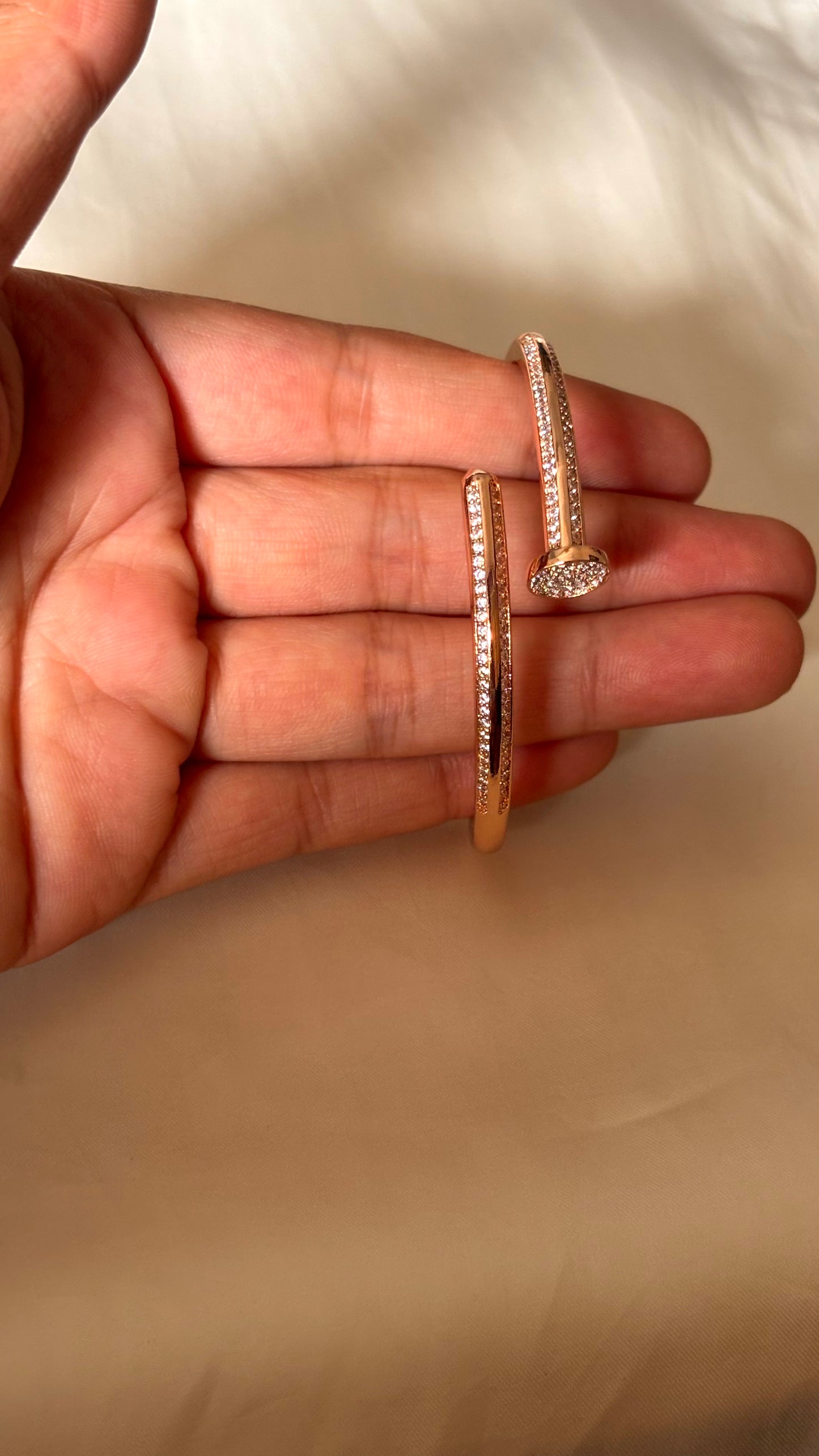 Rose gold bracelet