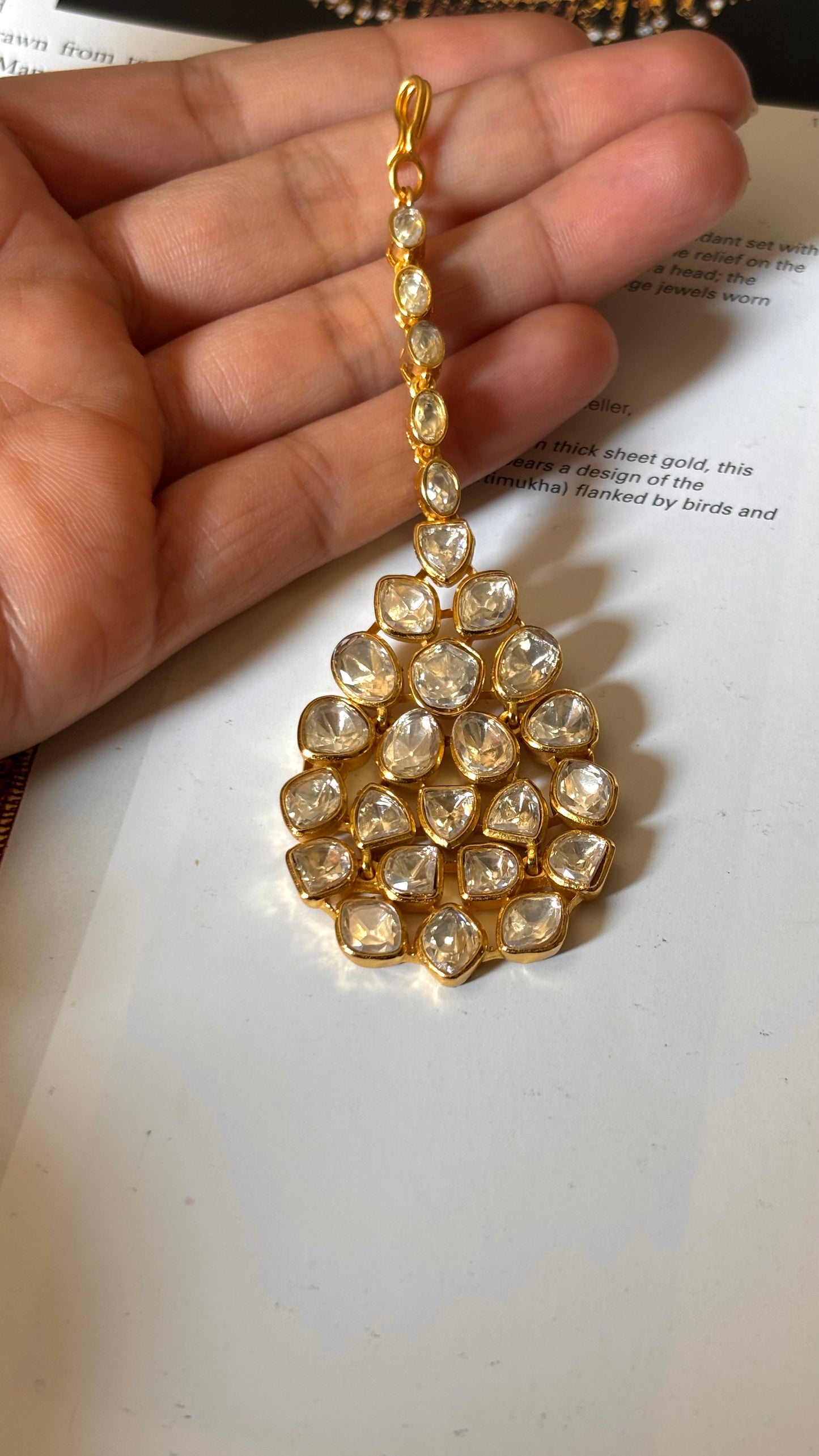 Real moissanite Mangtika