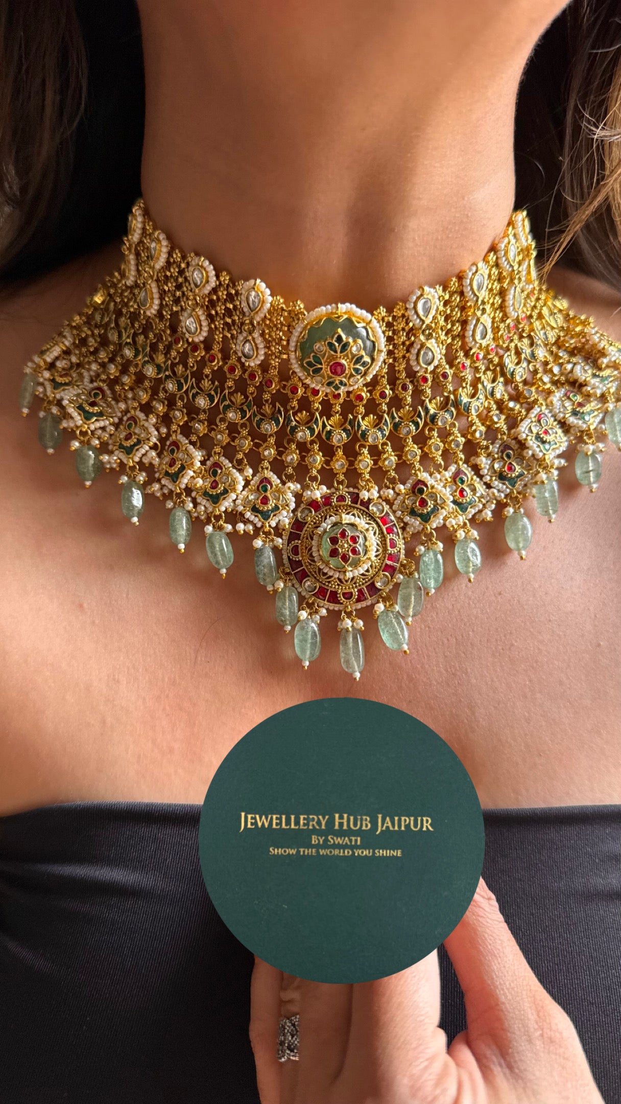 Heritage Ranisa inspired bridal asia handmade Necklace