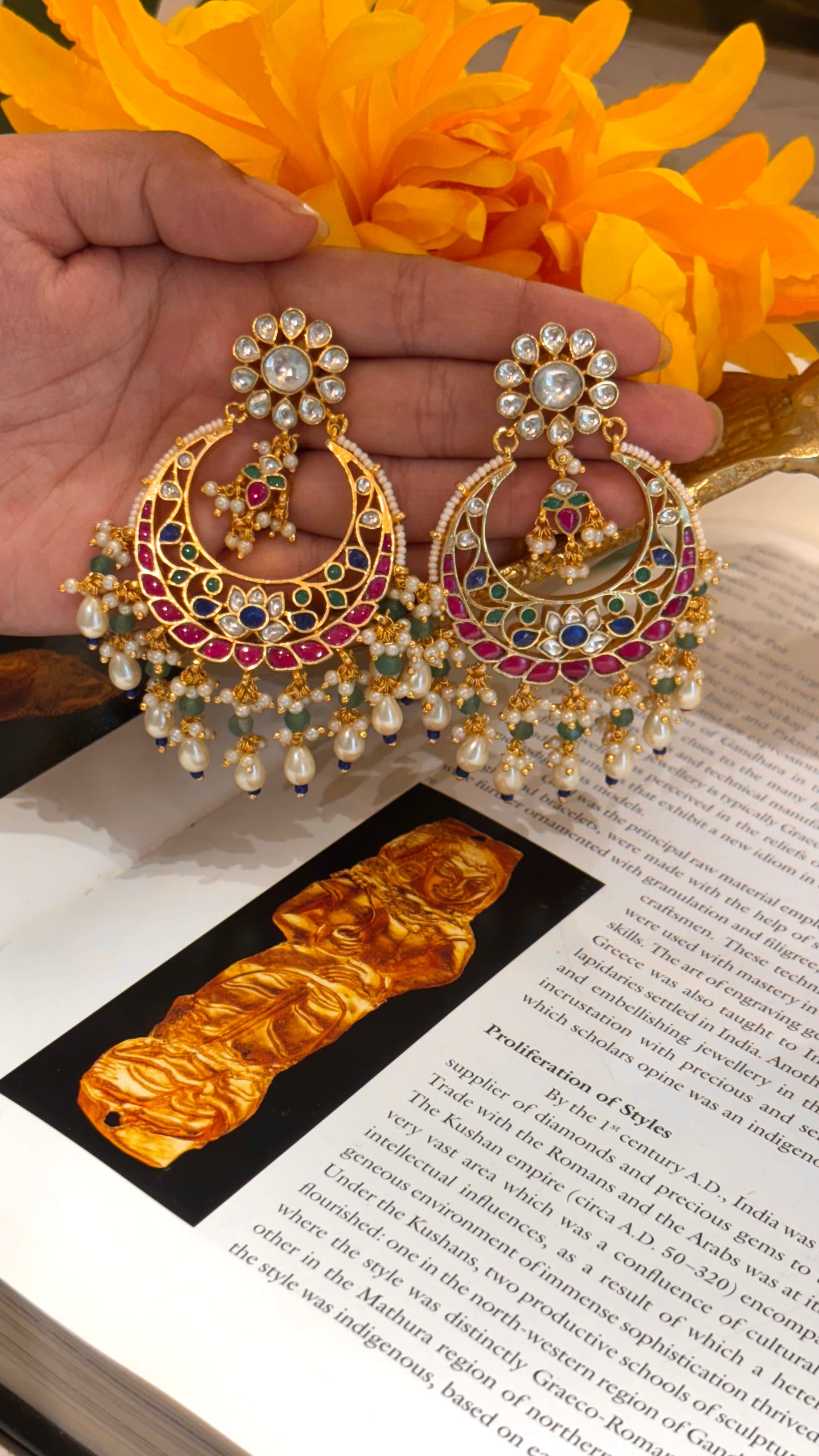 Heritage chaandbaali designer Earrings