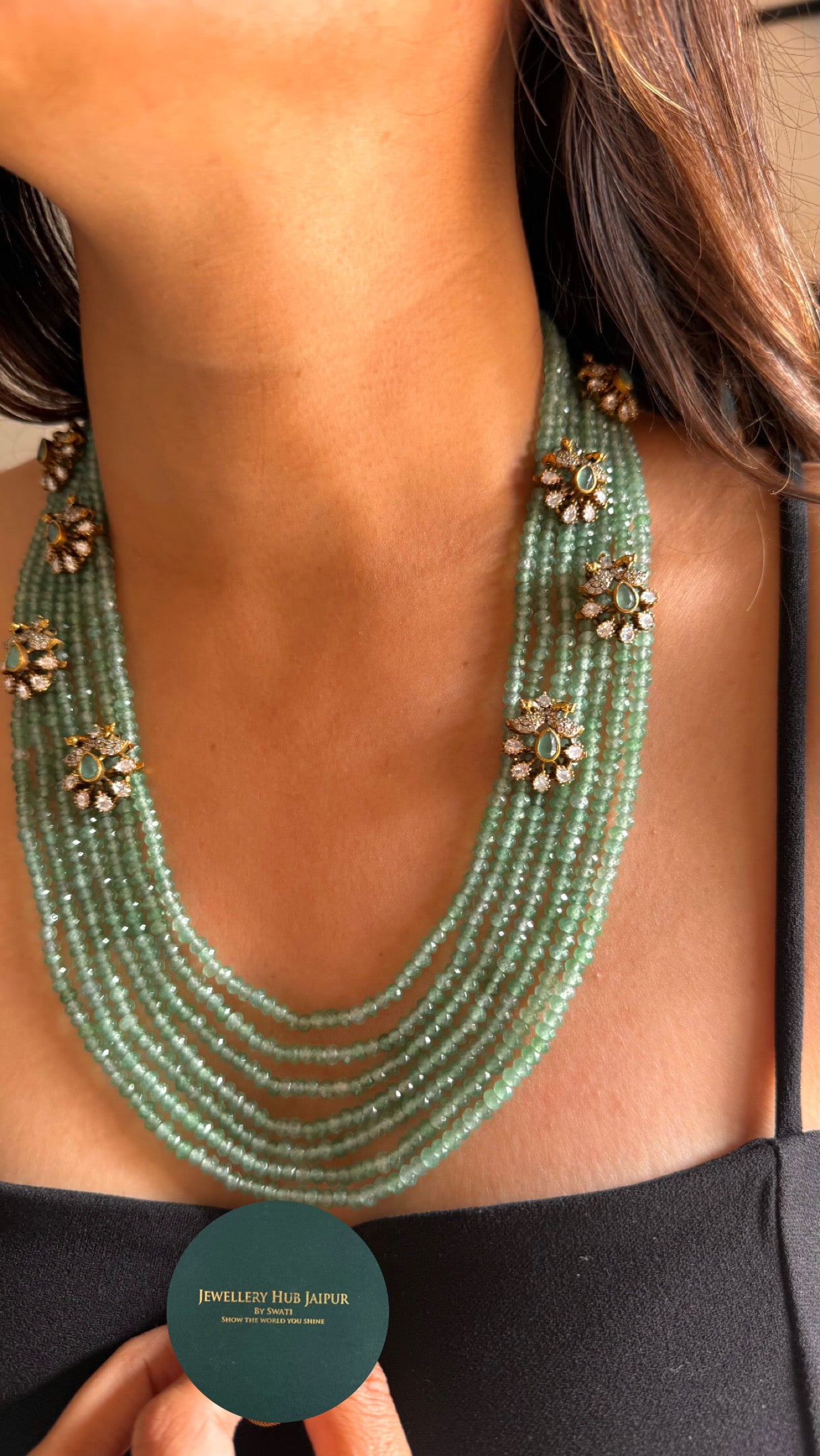 Mint Victorian 5 layer string